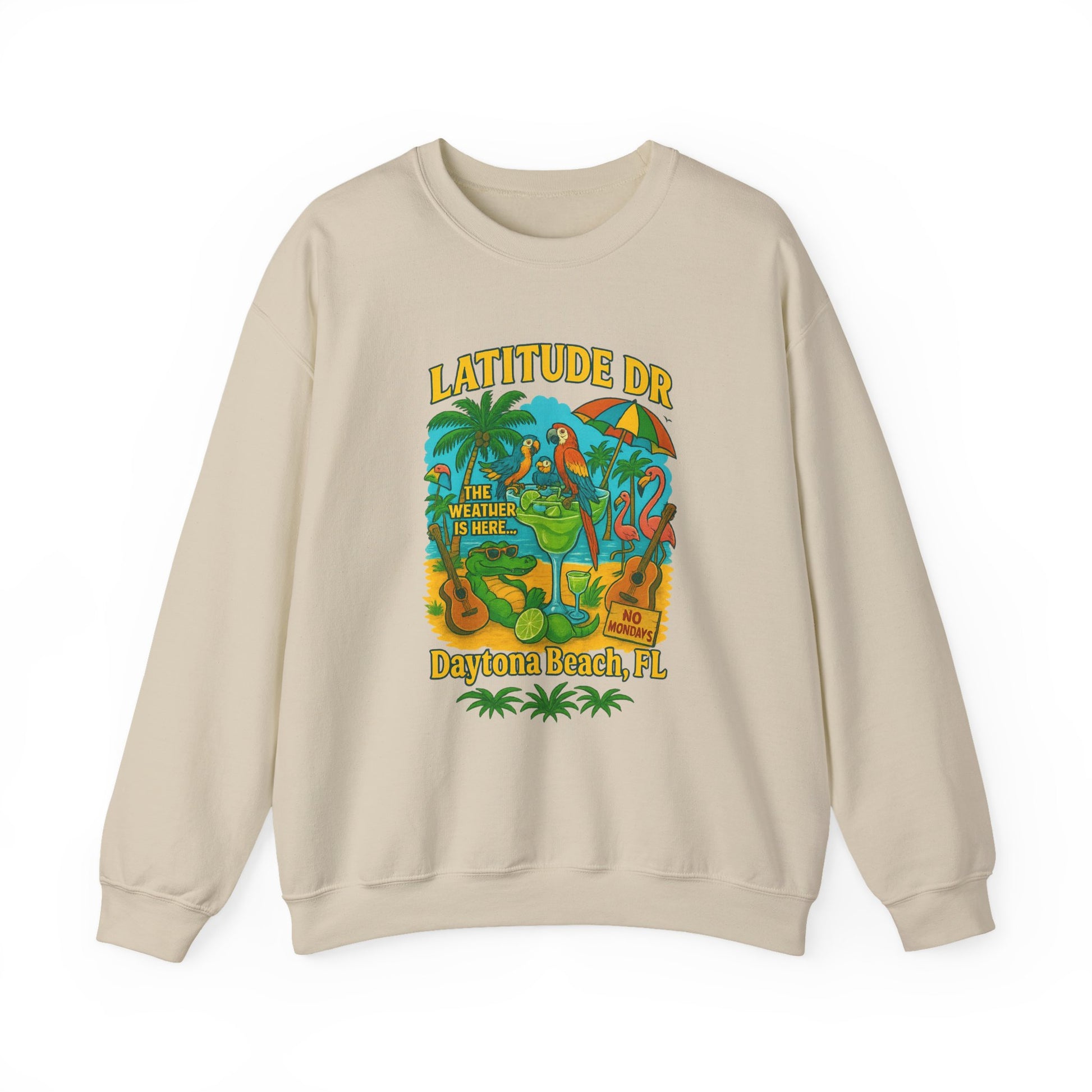 Latitude  Ave Crewneck Sweatshirt - Jimmy Buffet Style