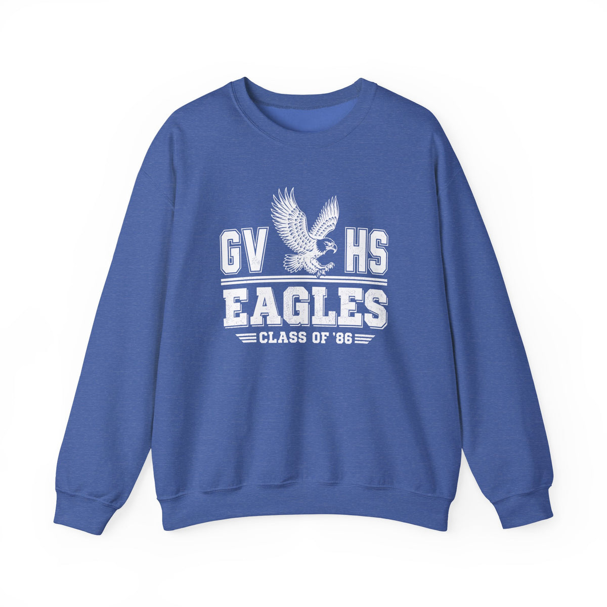 GVHS Eagles Crewneck Sweatshirt — Class of '86 Vintage School Spirit