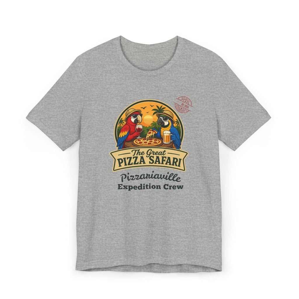 Pizza Safari T‑Shirt —Expedition Crew Vintage Design