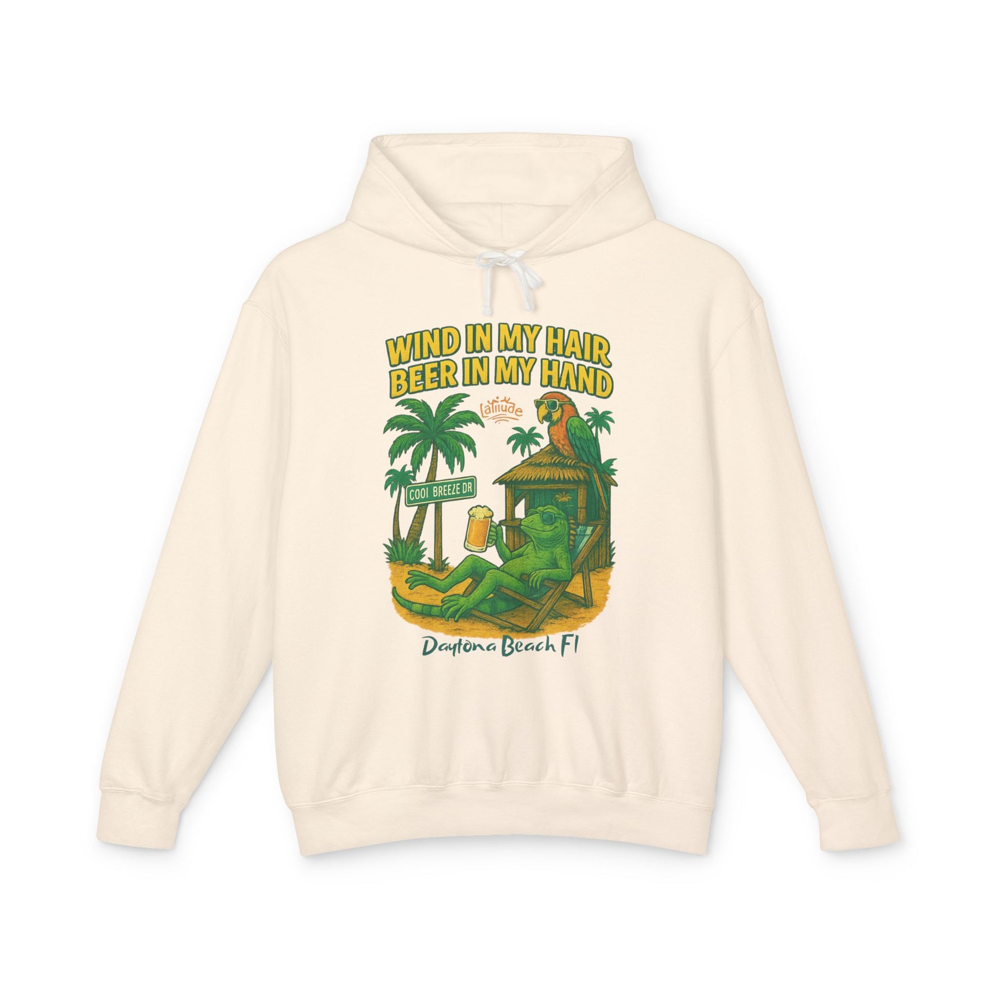 Cool Breeze dr  Lightweight Comfort Colors Hoodie - Jimmy Buffet Style