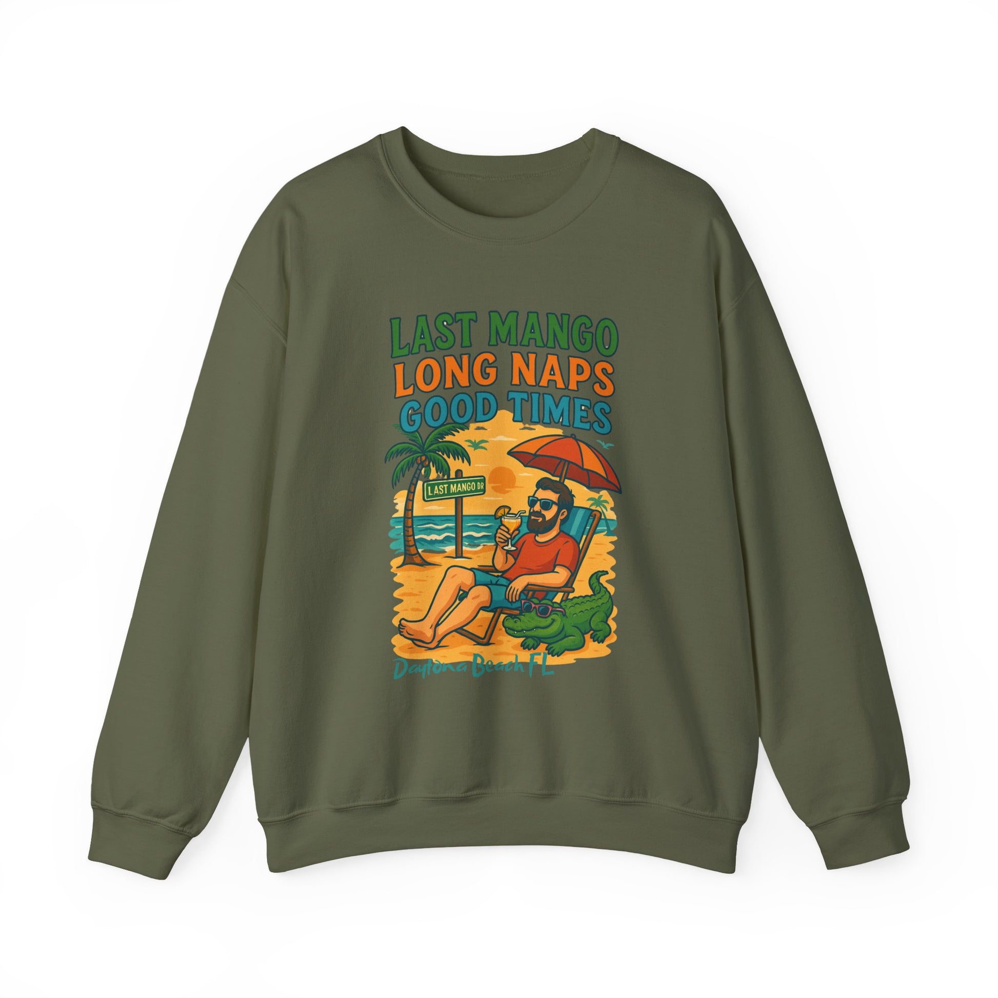 Last Mango Crewneck Sweatshirt - Jimmy Buffet Style