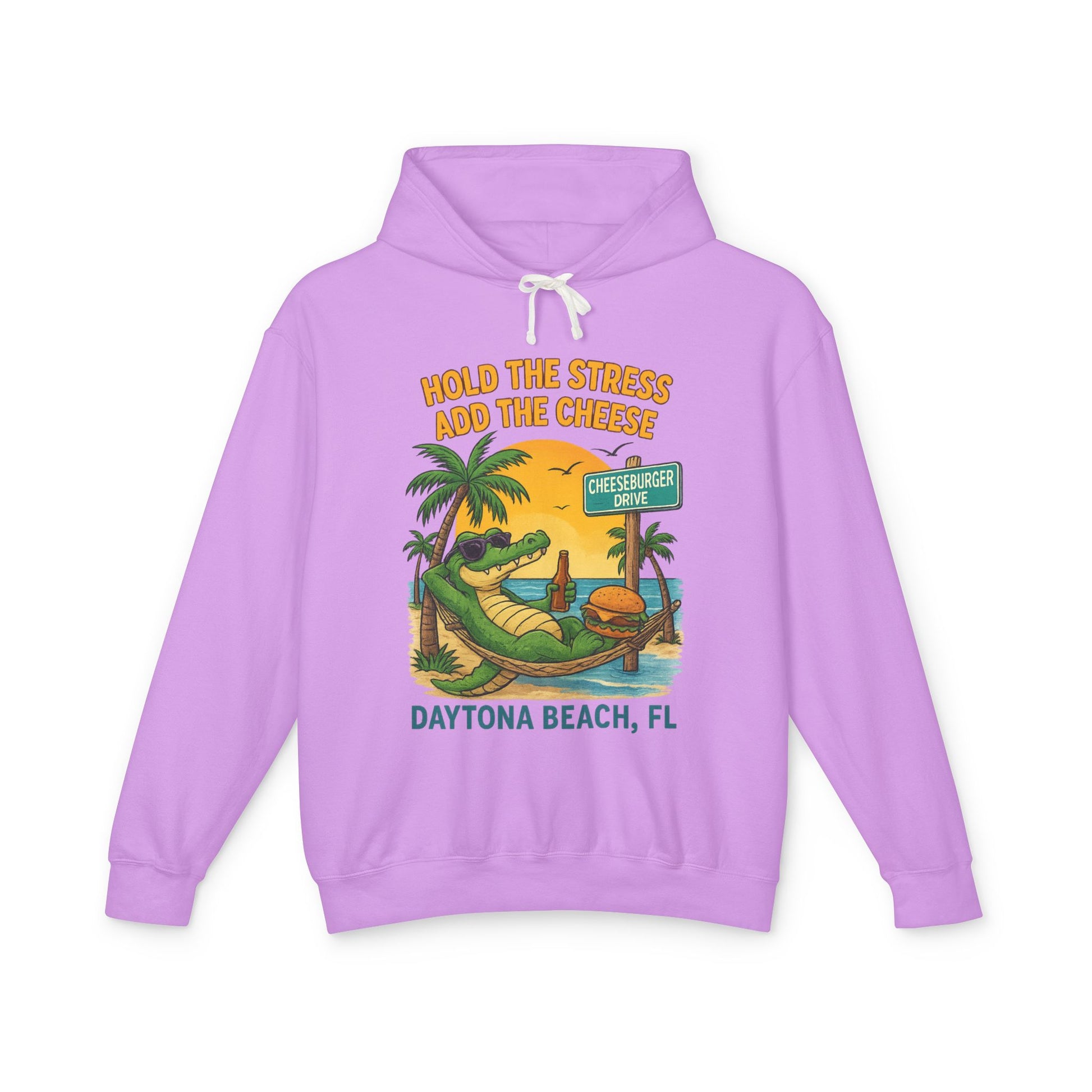 cheeseburger dr  Lightweight Comfort Colors Hoodie - Jimmy Buffet Style