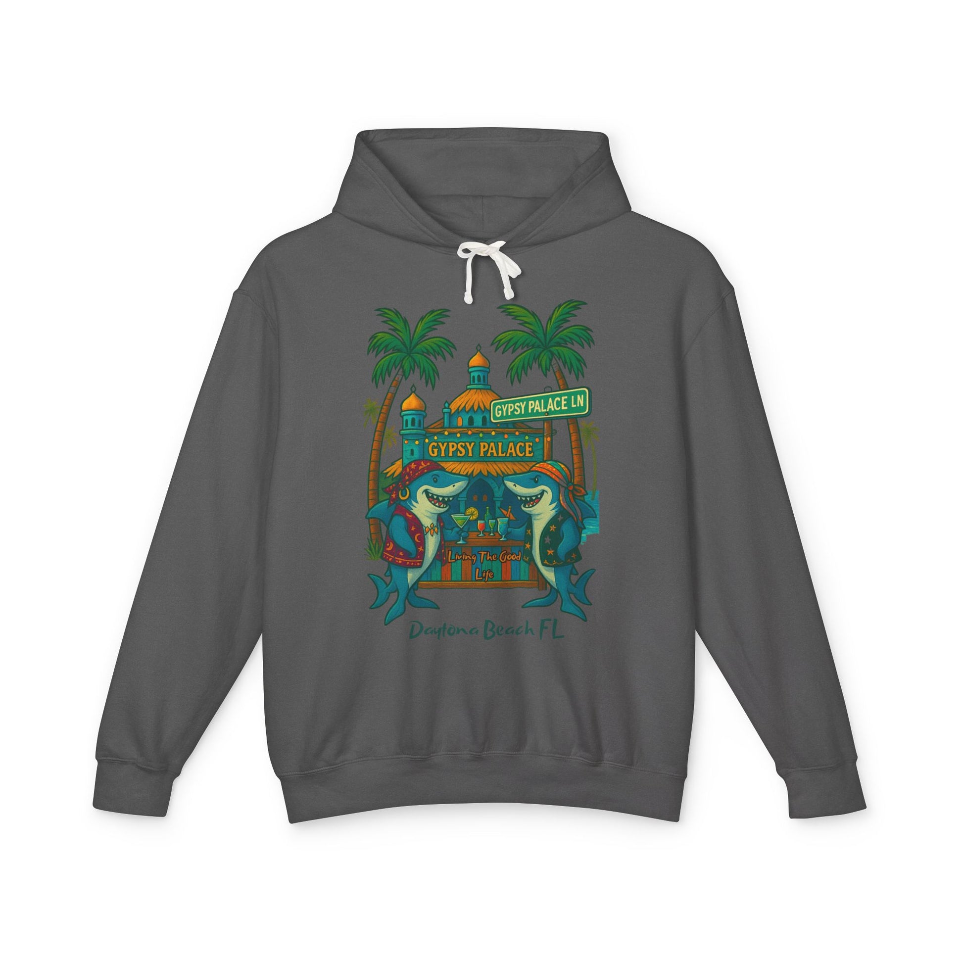 Gypsy Palace  ln Lightweight Comfort Colors Hoodie - Jimmy Buffet Style
