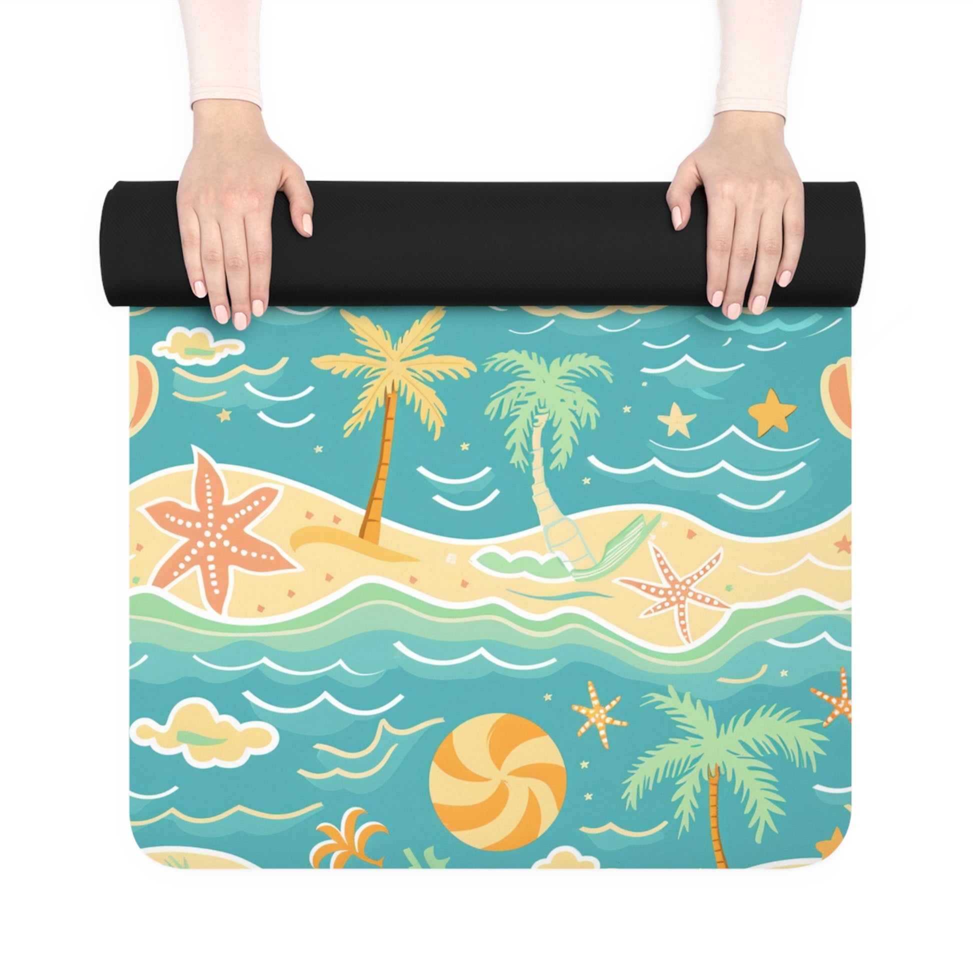 Rubber Yoga Mat | Non-Slip Exercise Mat