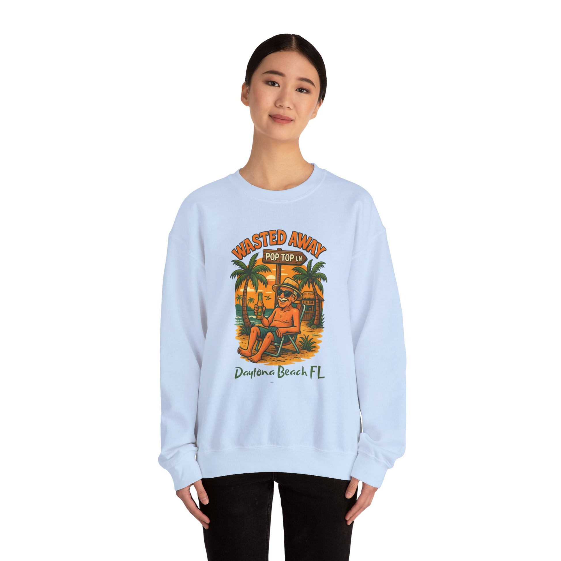 Pop Top Ln Crewneck Sweatshirt - Jimmy Buffet Style
