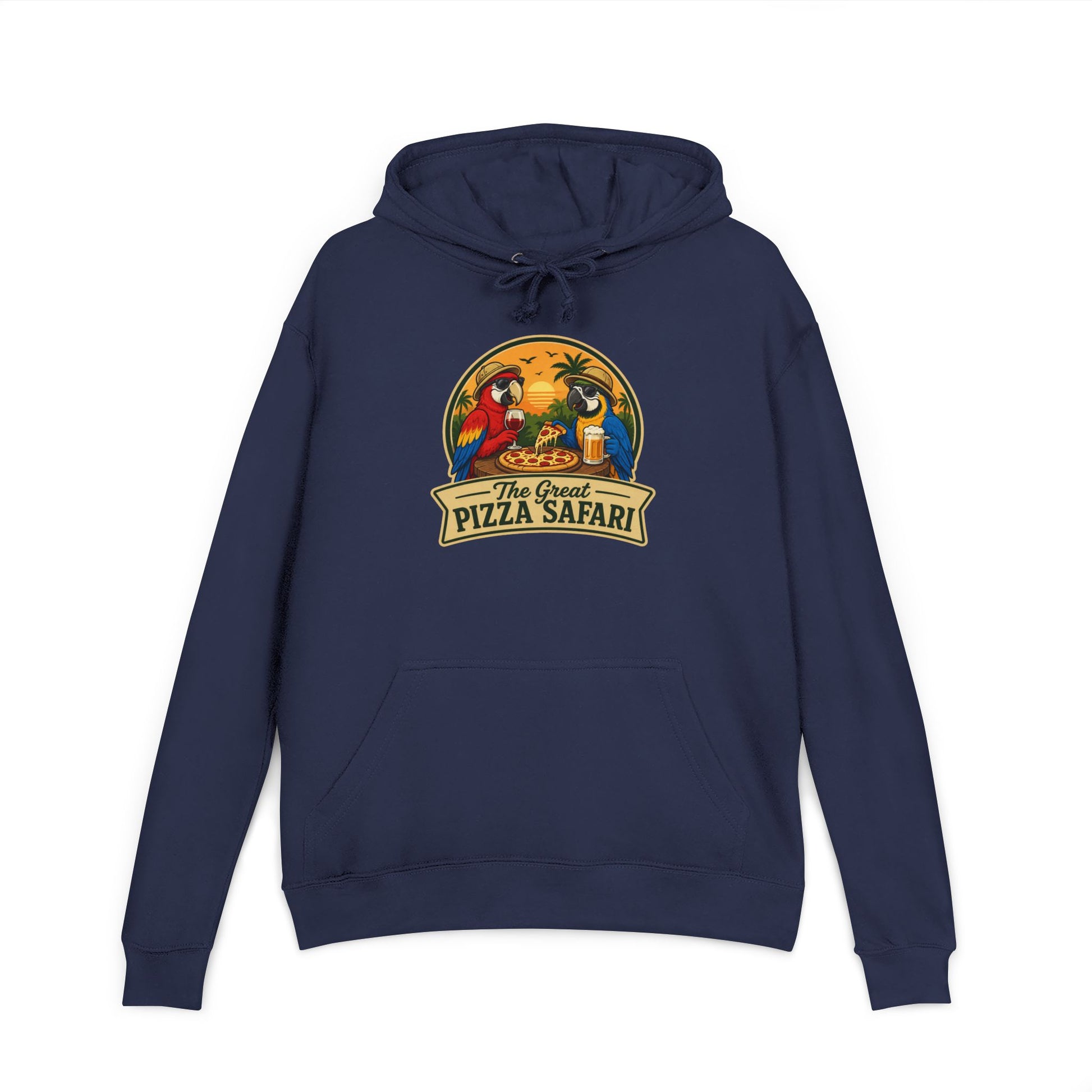 Pizza Safari Hoodie — The Great Pizza Safari Graphic Pullover