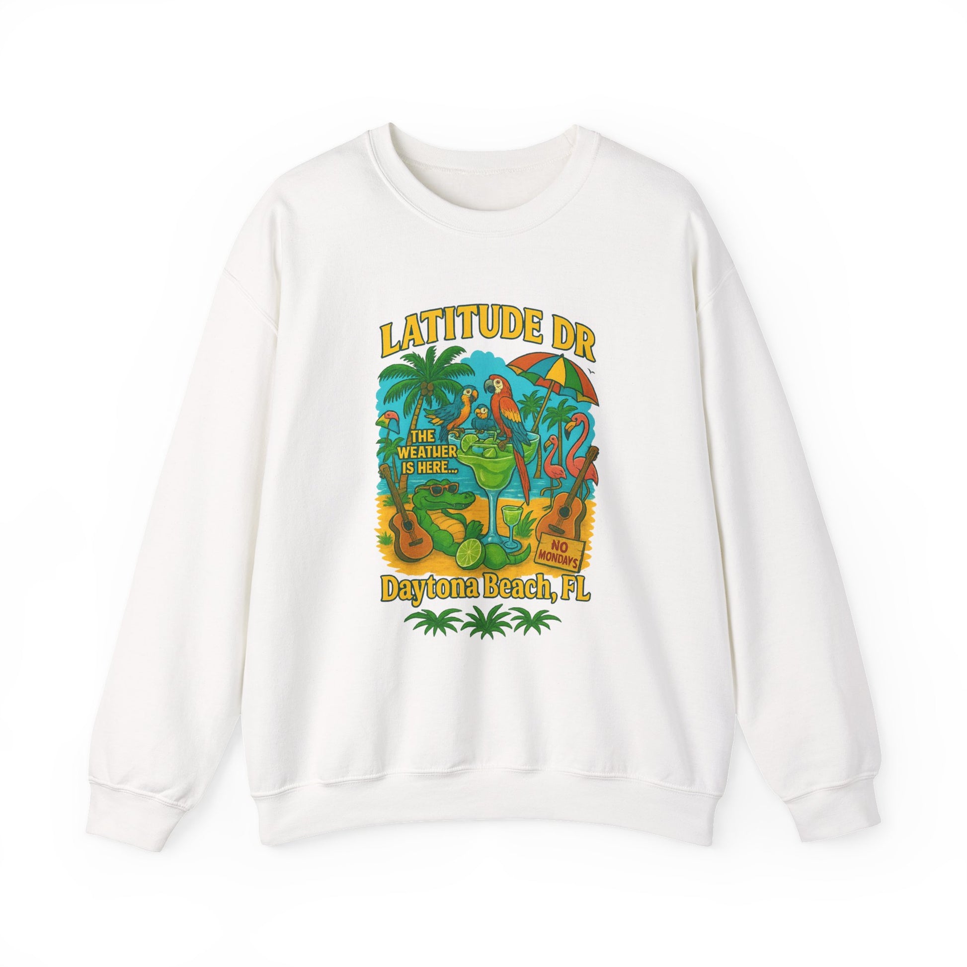Latitude  Ave Crewneck Sweatshirt - Jimmy Buffet Style