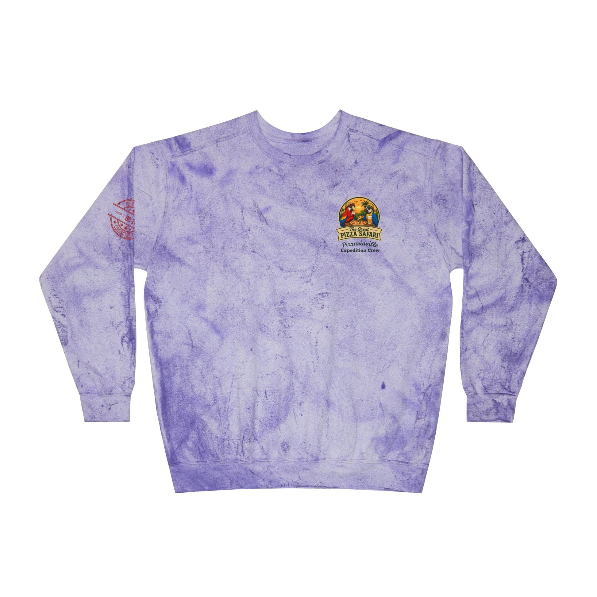 Tie-Dye Crewneck Sweatshirt — the Great Pizza Safari