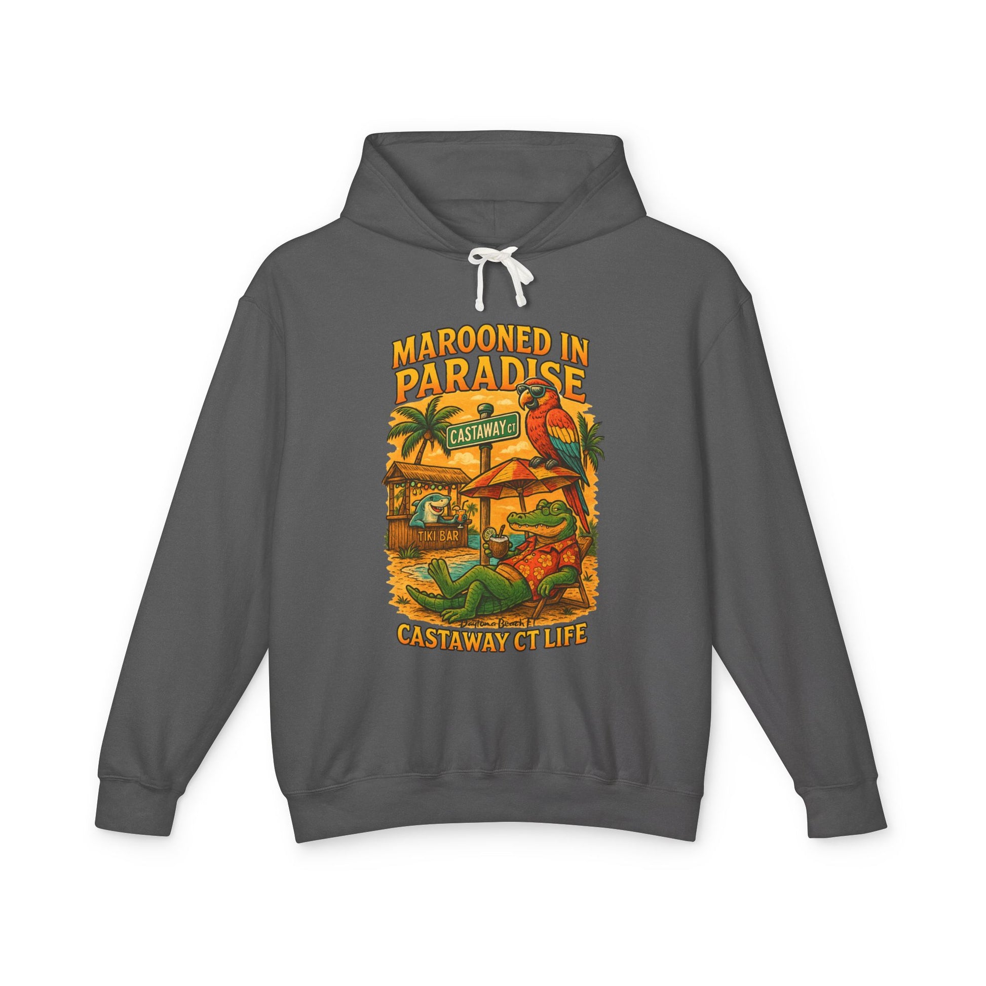 Castaway ct   Lightweight Comfort Colors Hoodie - Jimmy Buffet Style