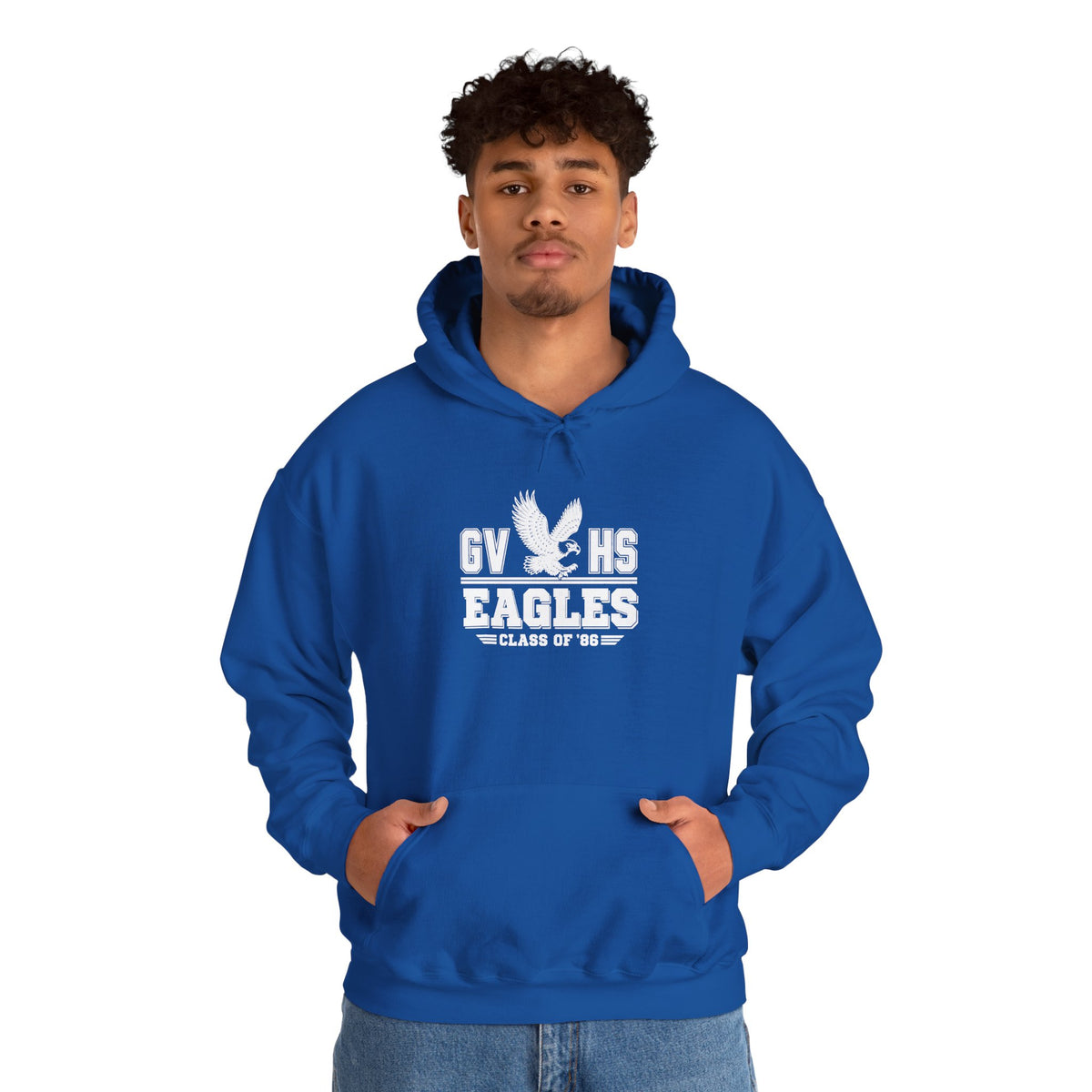 GVHS Eagles Hoodie – Class of ’87 Vintage School Spirit Pullover