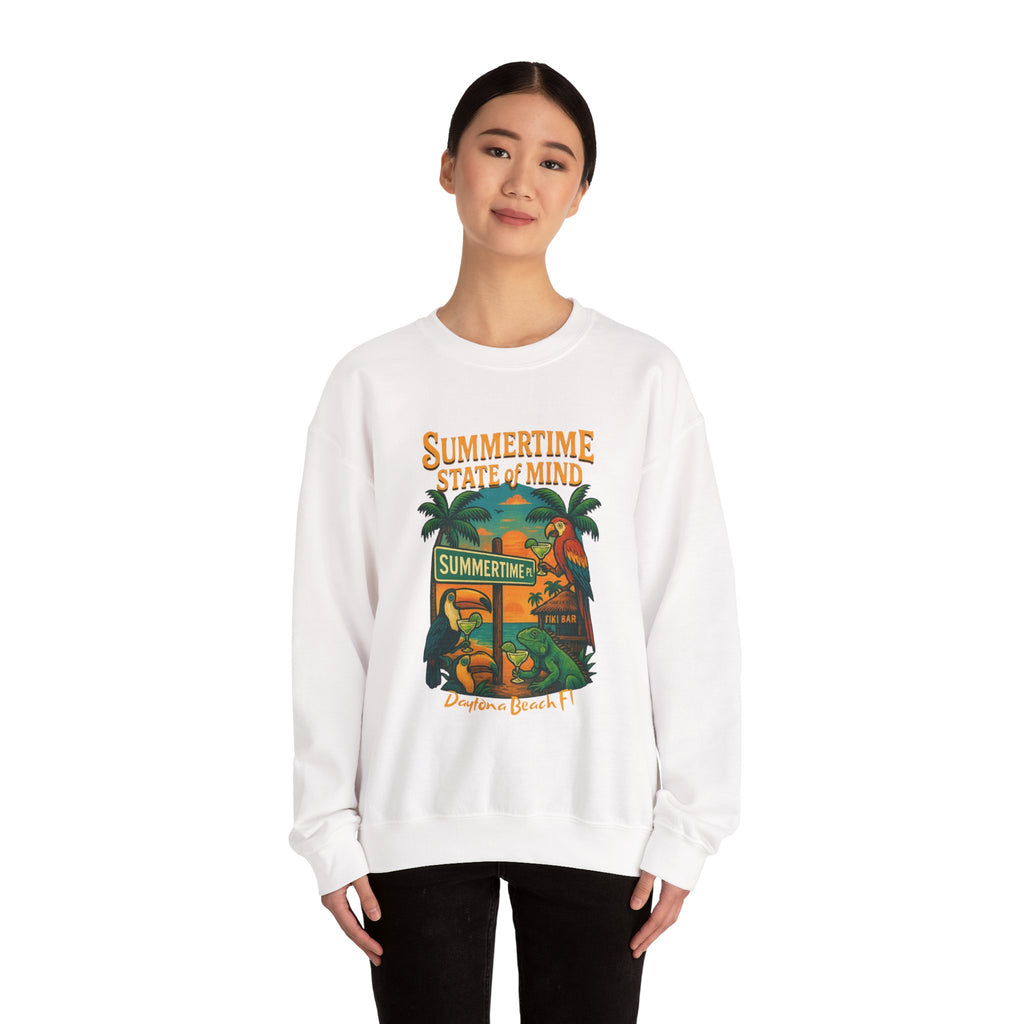Summertime Place  Crewneck Sweatshirt - Jimmy Buffet Style