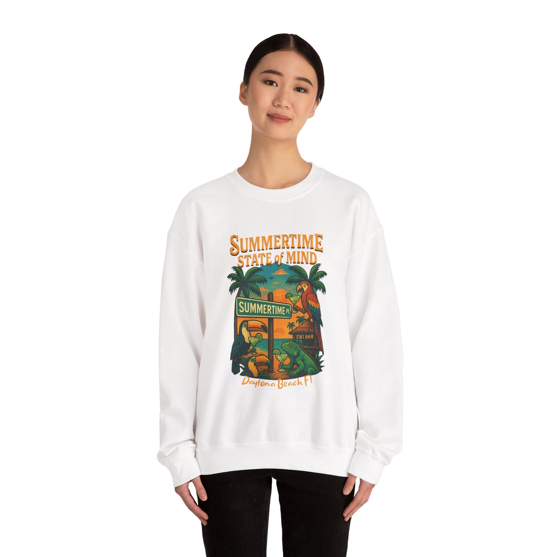 Summertime Place  Crewneck Sweatshirt - Jimmy Buffet Style