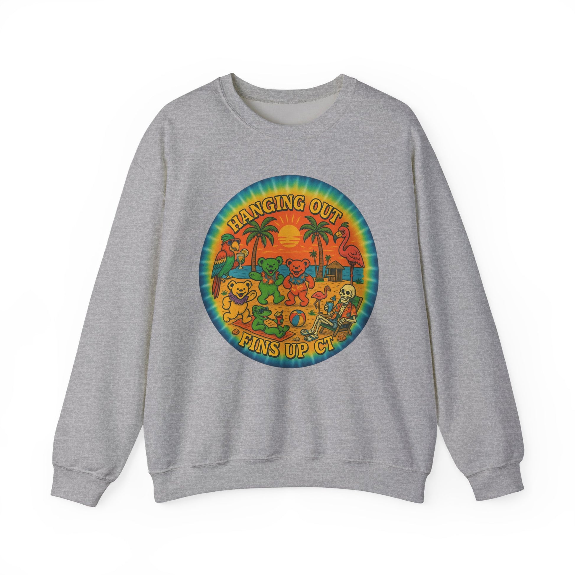 Fins up ct  Crewneck Sweatshirt - Jimmy Buffet Style