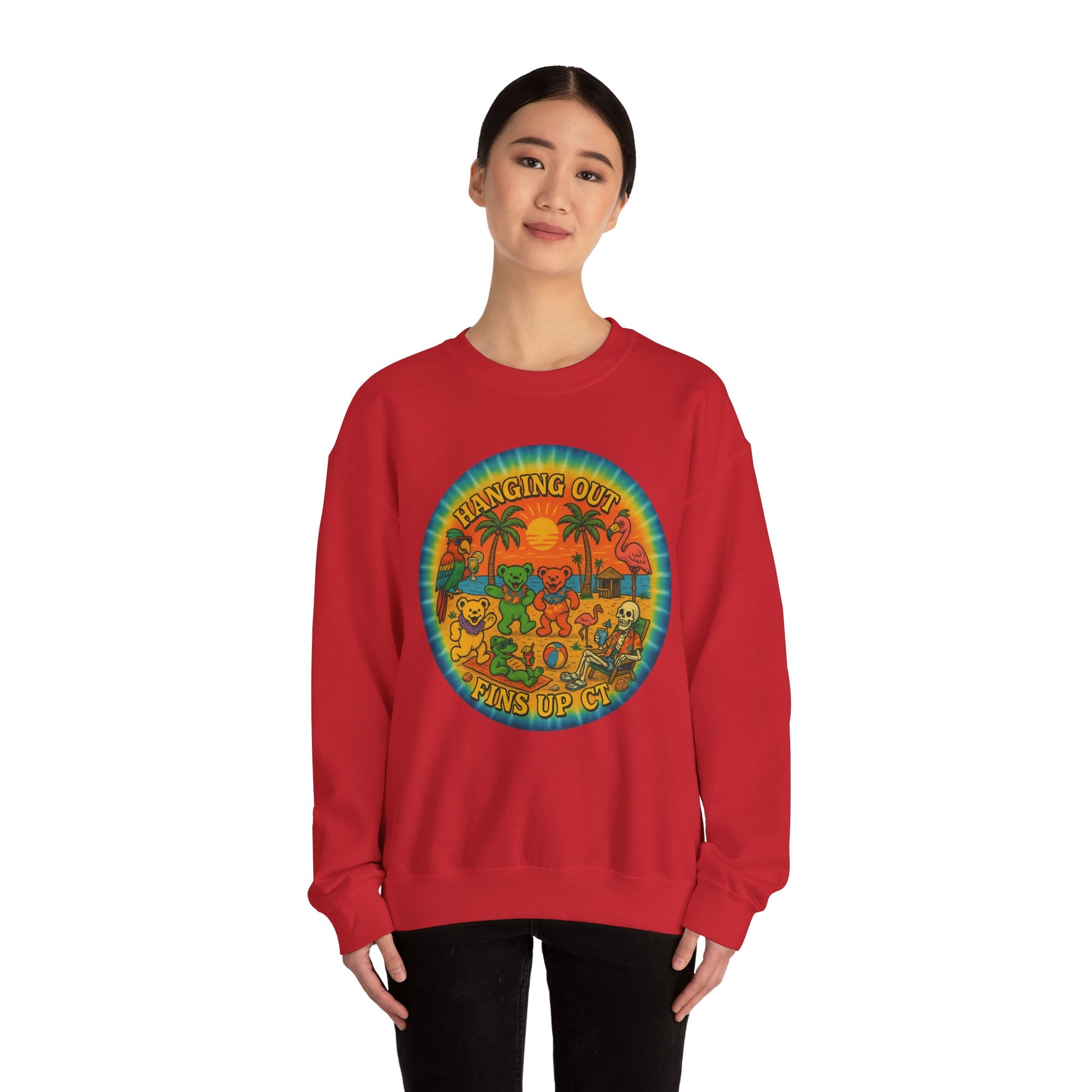 Fins up ct  Crewneck Sweatshirt - Jimmy Buffet Style