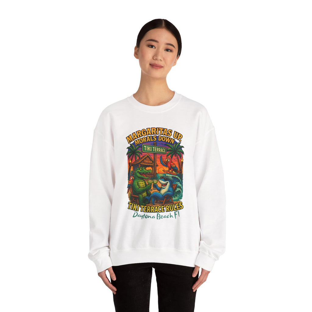 Tiki terrace Crewneck Sweatshirt - Jimmy Buffet Style