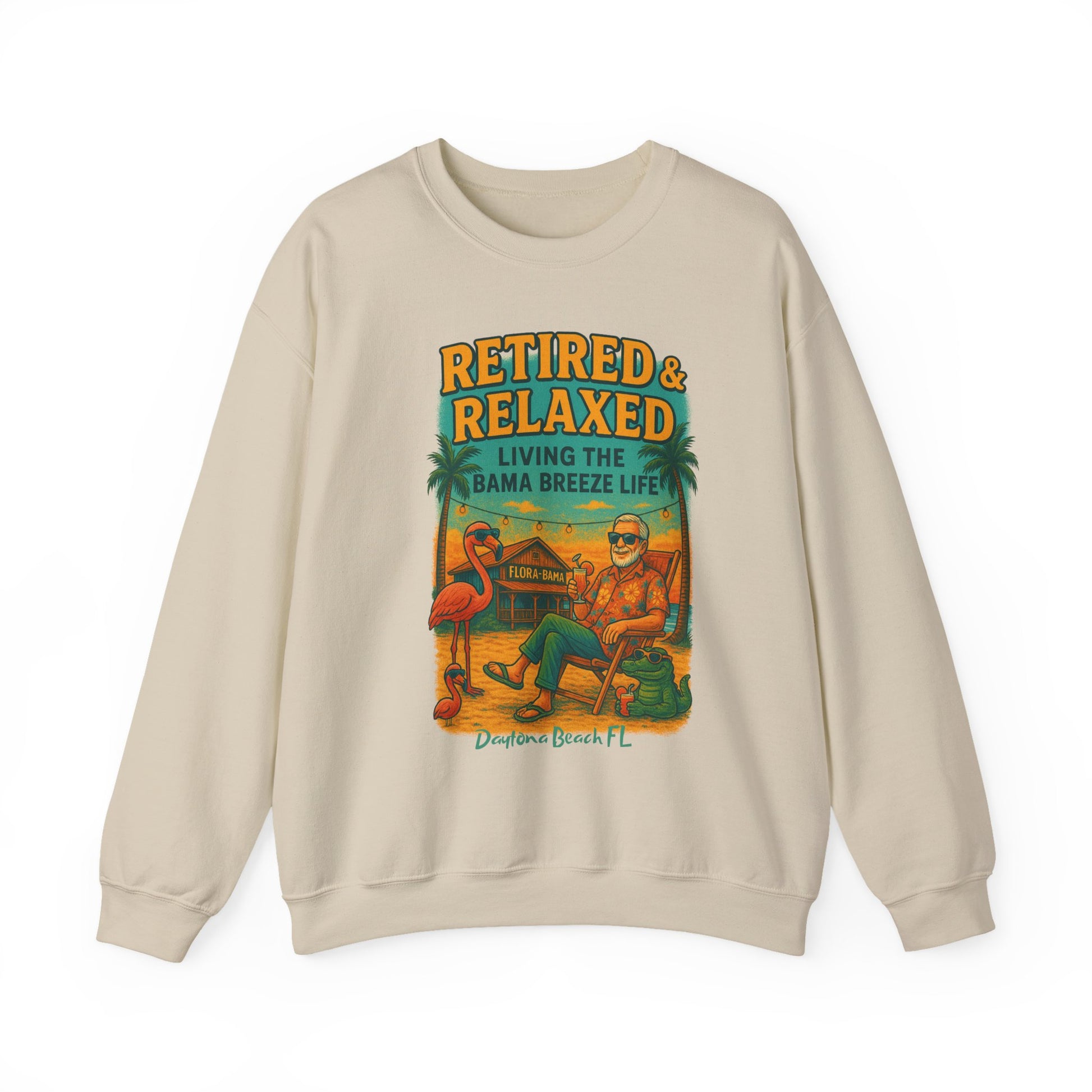 Bama Breeze Dr  Crewneck Sweatshirt - Jimmy Buffet Style
