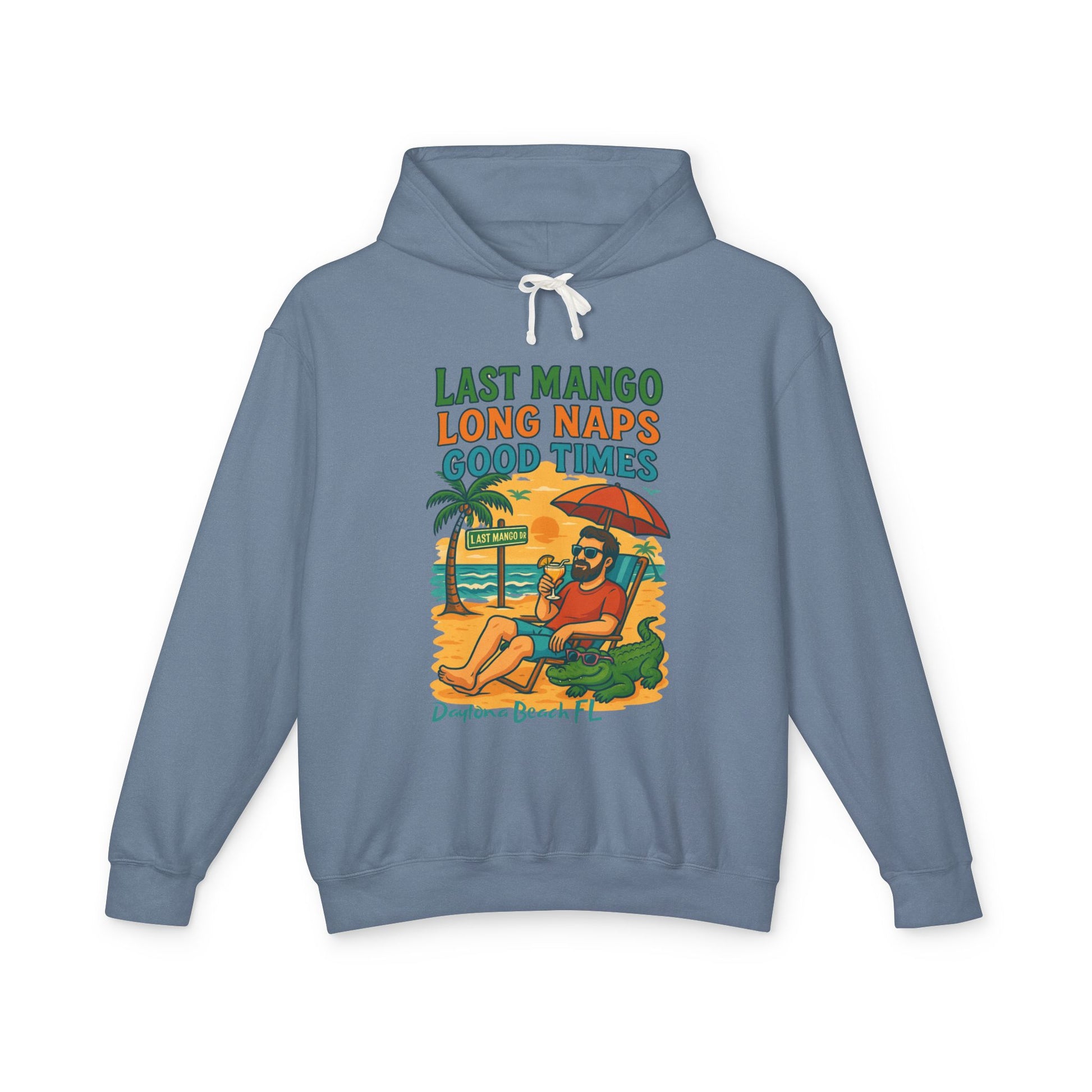 Last Mango dr  Lightweight Comfort Colors Hoodie - Jimmy Buffet Style