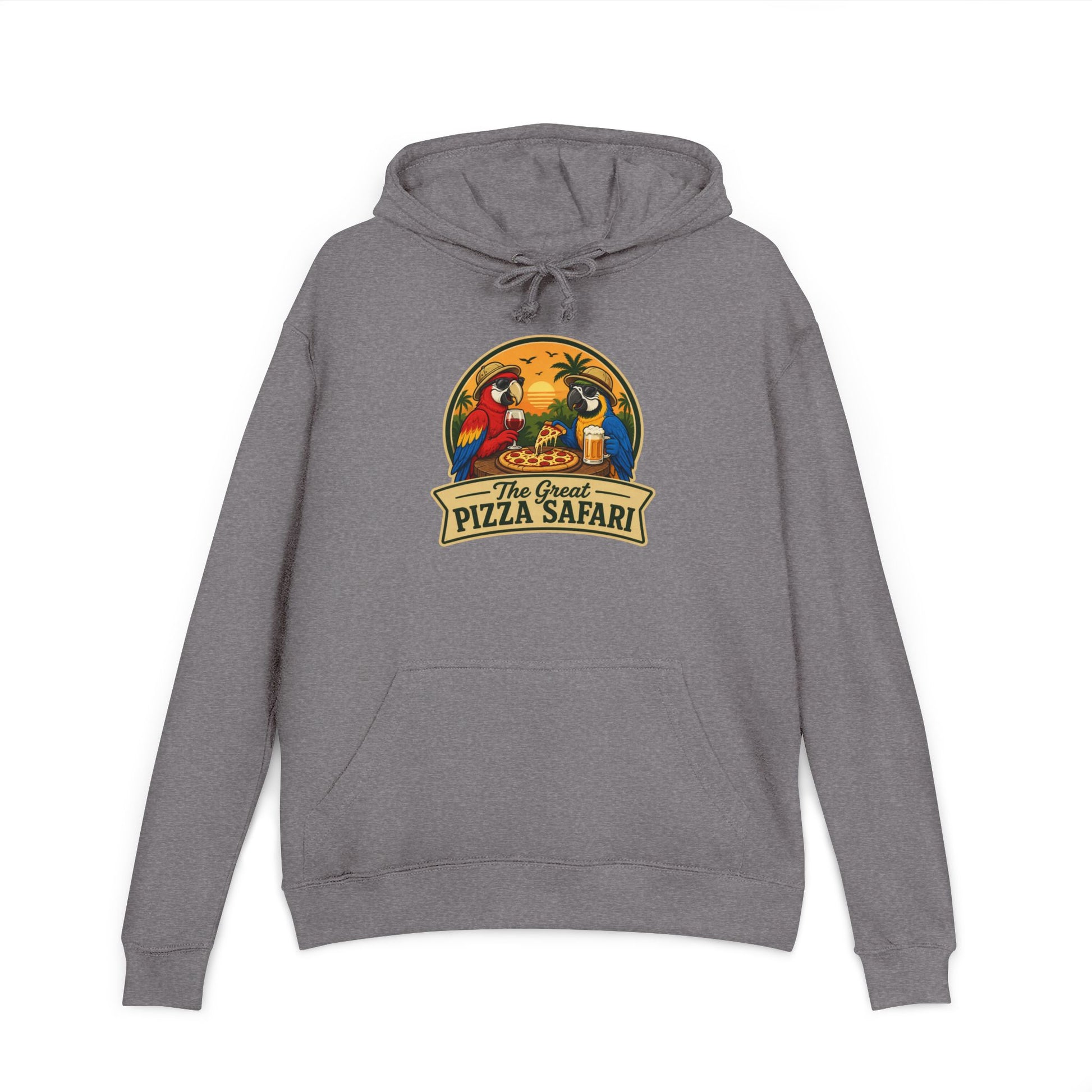 Pizza Safari Hoodie — The Great Pizza Safari Graphic Pullover
