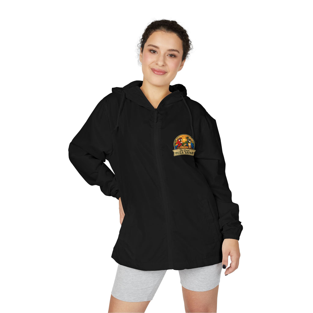 Vintage Camper Windbreaker Jacket – Pizzariaville graphic