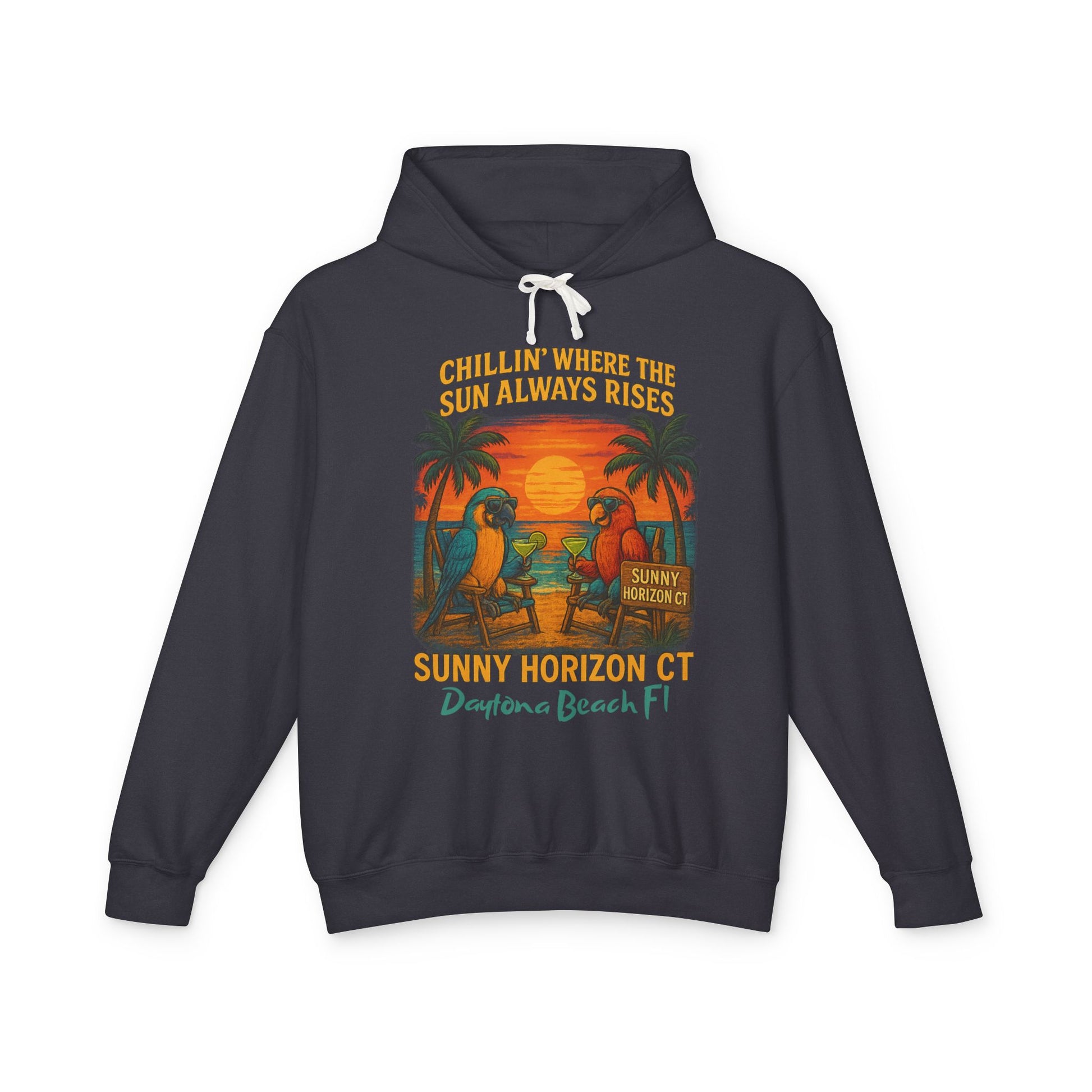 Sunny Horizon ct Lightweight Comfort Colors Hoodie - Jimmy Buffet Style