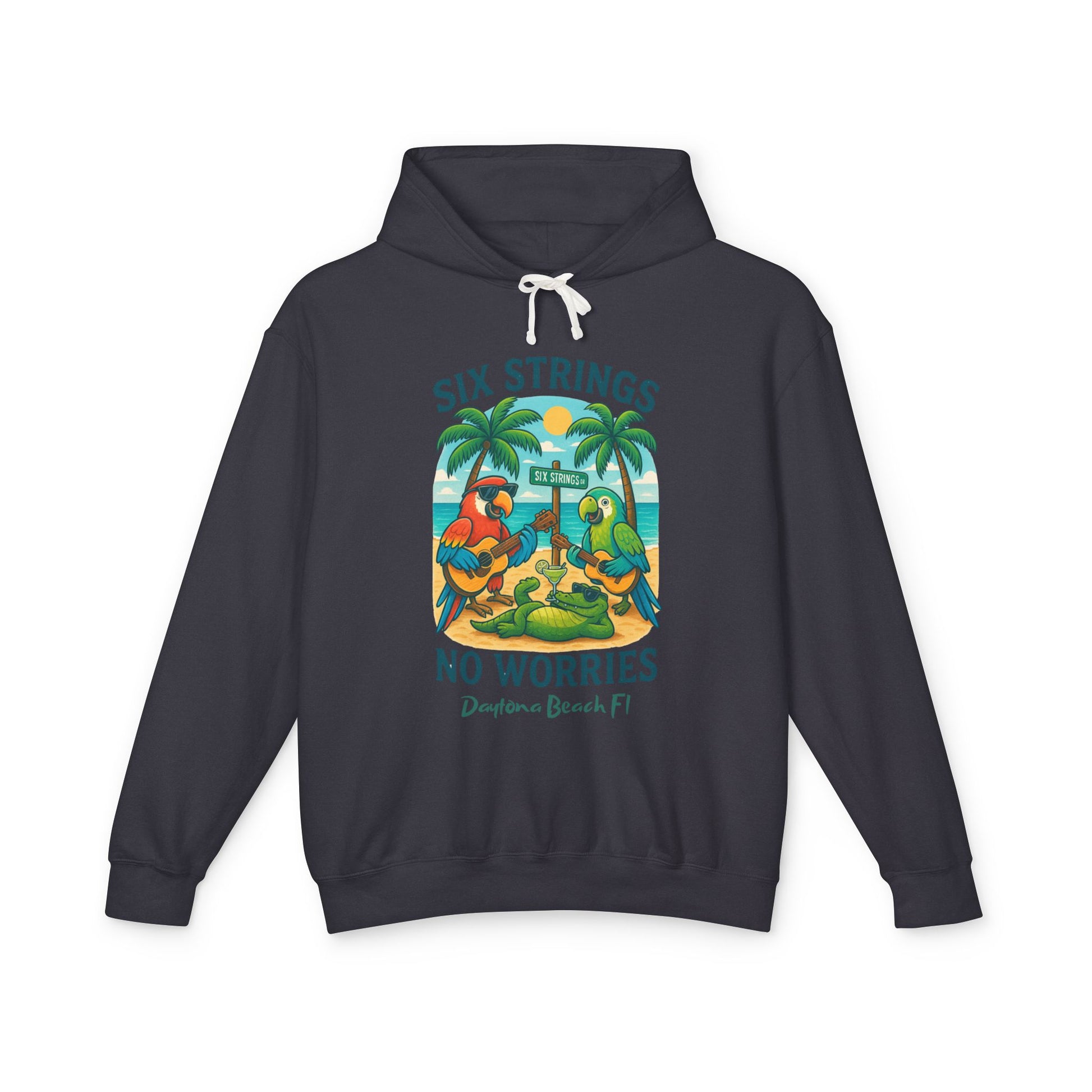 Copy of Flip Side Ln  Lightweight Comfort Colors Hoodie - Jimmy Buffet Style