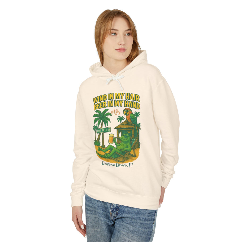 Cool Breeze dr  Lightweight Comfort Colors Hoodie - Jimmy Buffet Style