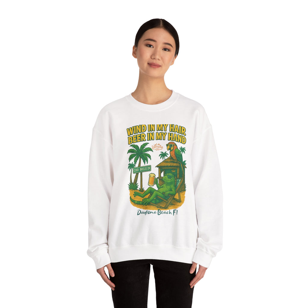 Cool Breeze dr  Crewneck Sweatshirt - Jimmy Buffet Style