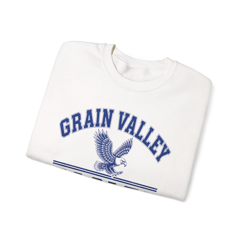 Grain Valley Eagles Crewneck Sweatshirt — Class of '86 Vintage School Spirit