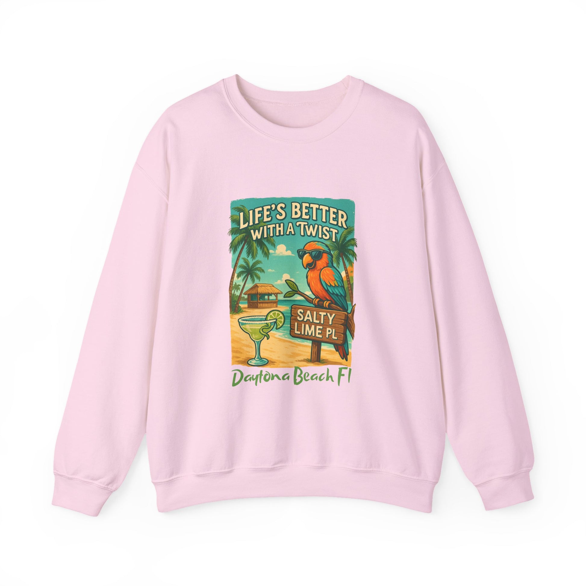 Salty Lime  Place  Crewneck Sweatshirt - Jimmy Buffet Style
