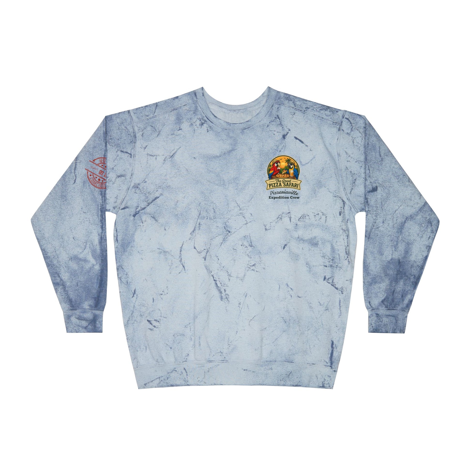 Tie-Dye Crewneck Sweatshirt — the Great Pizza Safari