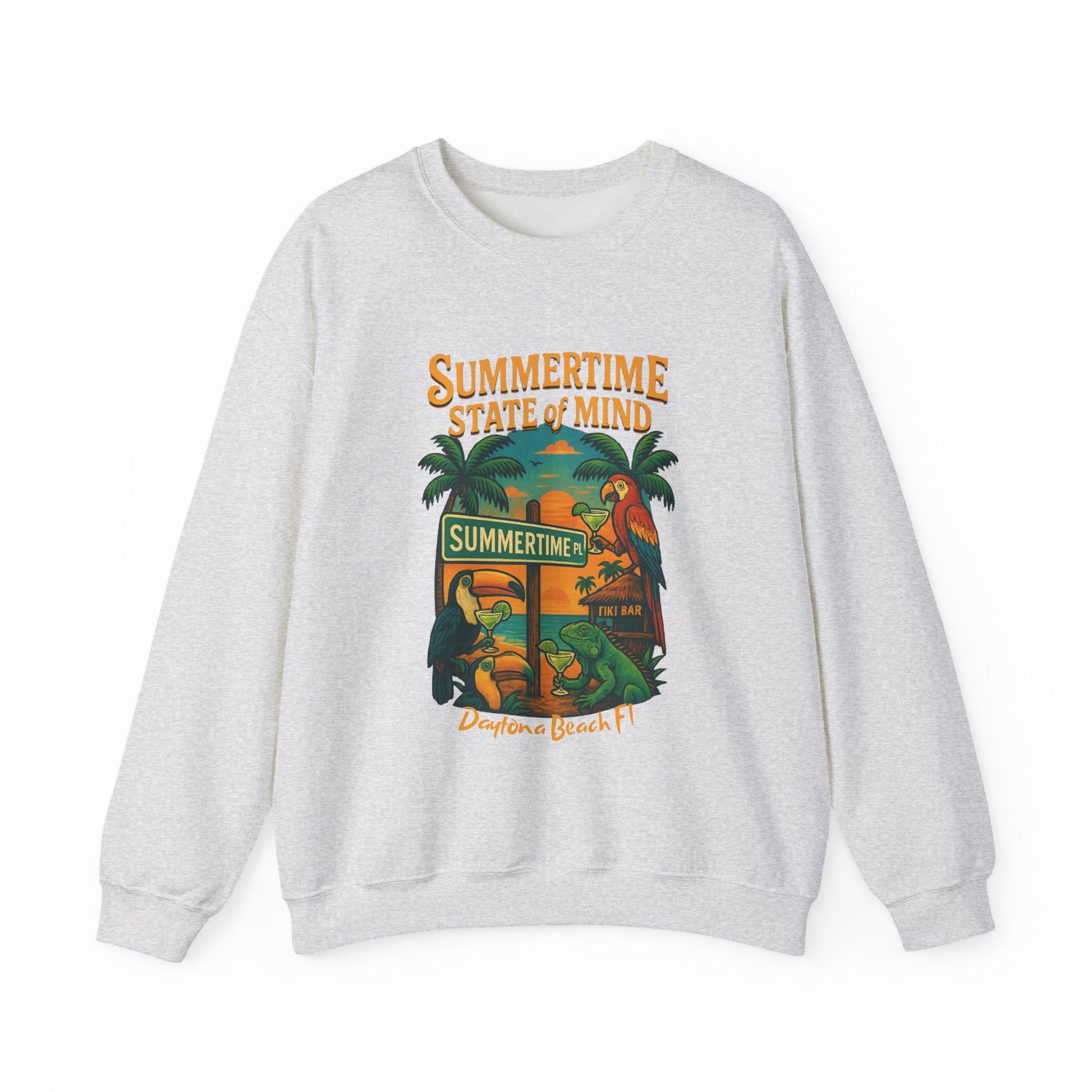 Summertime Place  Crewneck Sweatshirt - Jimmy Buffet Style