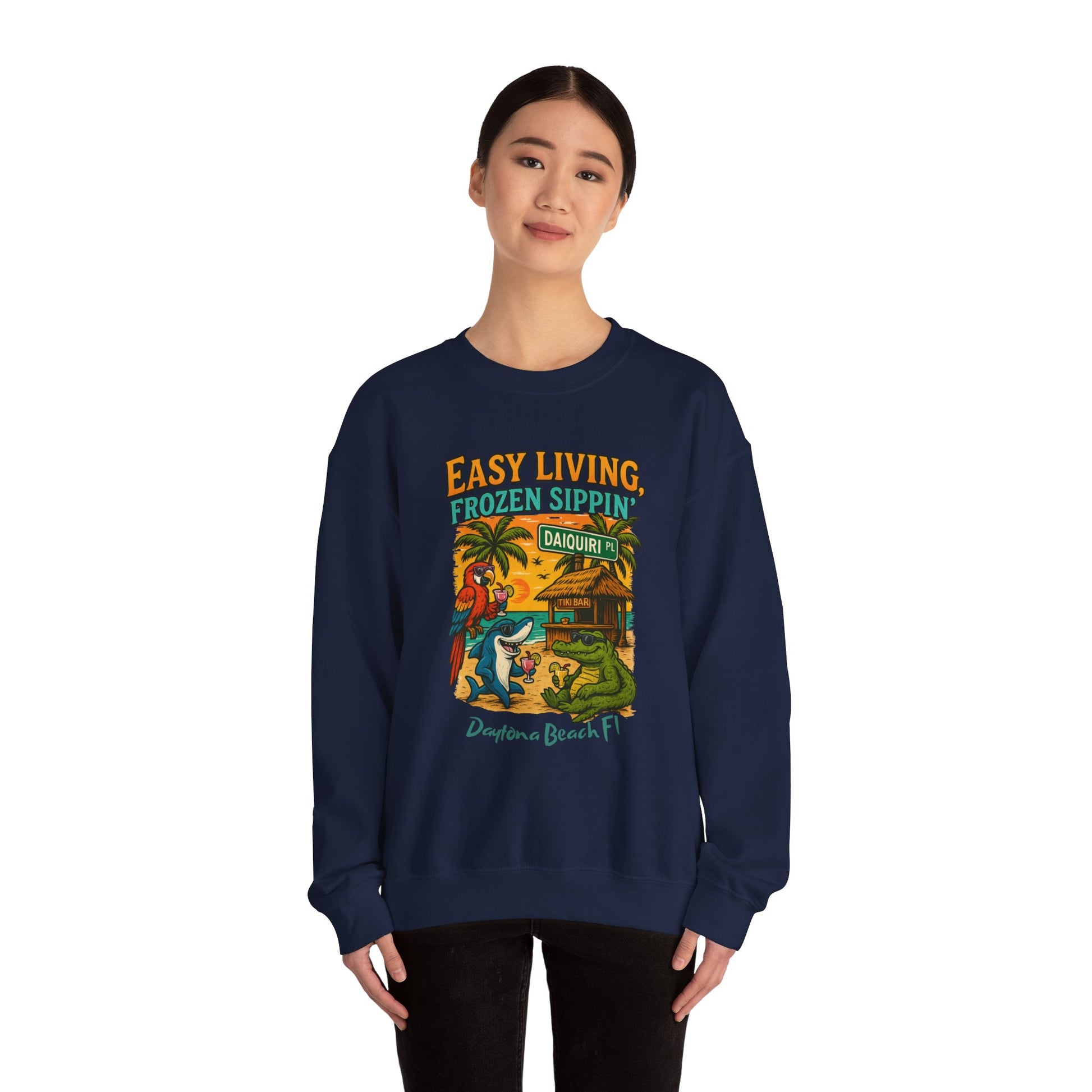 Daquiri Place  Crewneck Sweatshirt - Jimmy Buffet Style