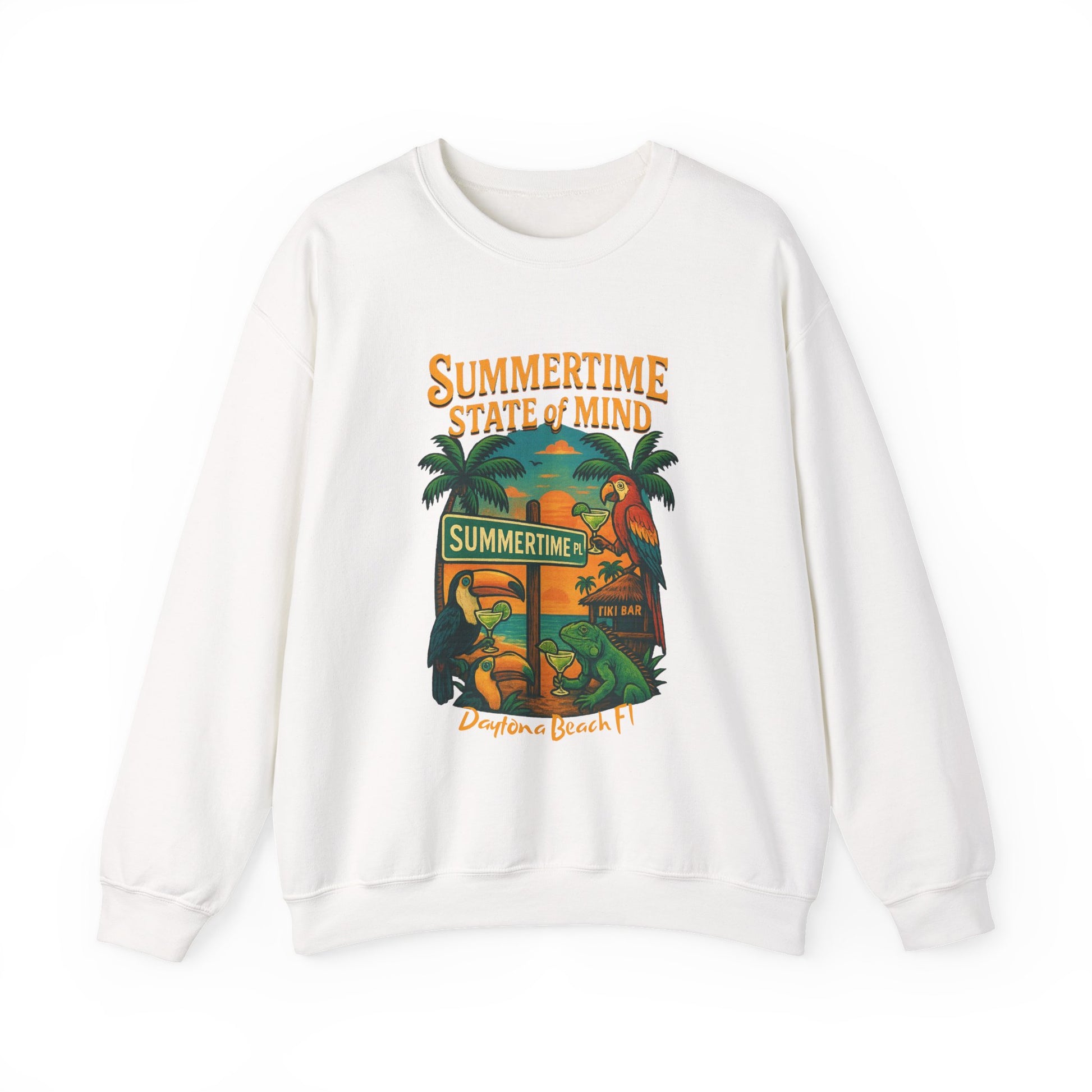 Summertime Place  Crewneck Sweatshirt - Jimmy Buffet Style