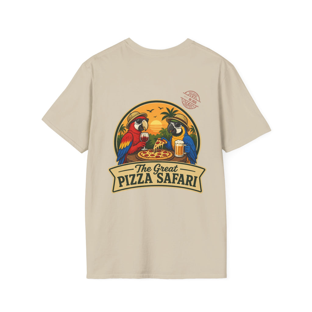 T‑Shirt — "Pizza Safari" Retro Pizzeria Expedition Crew Graphic Tee