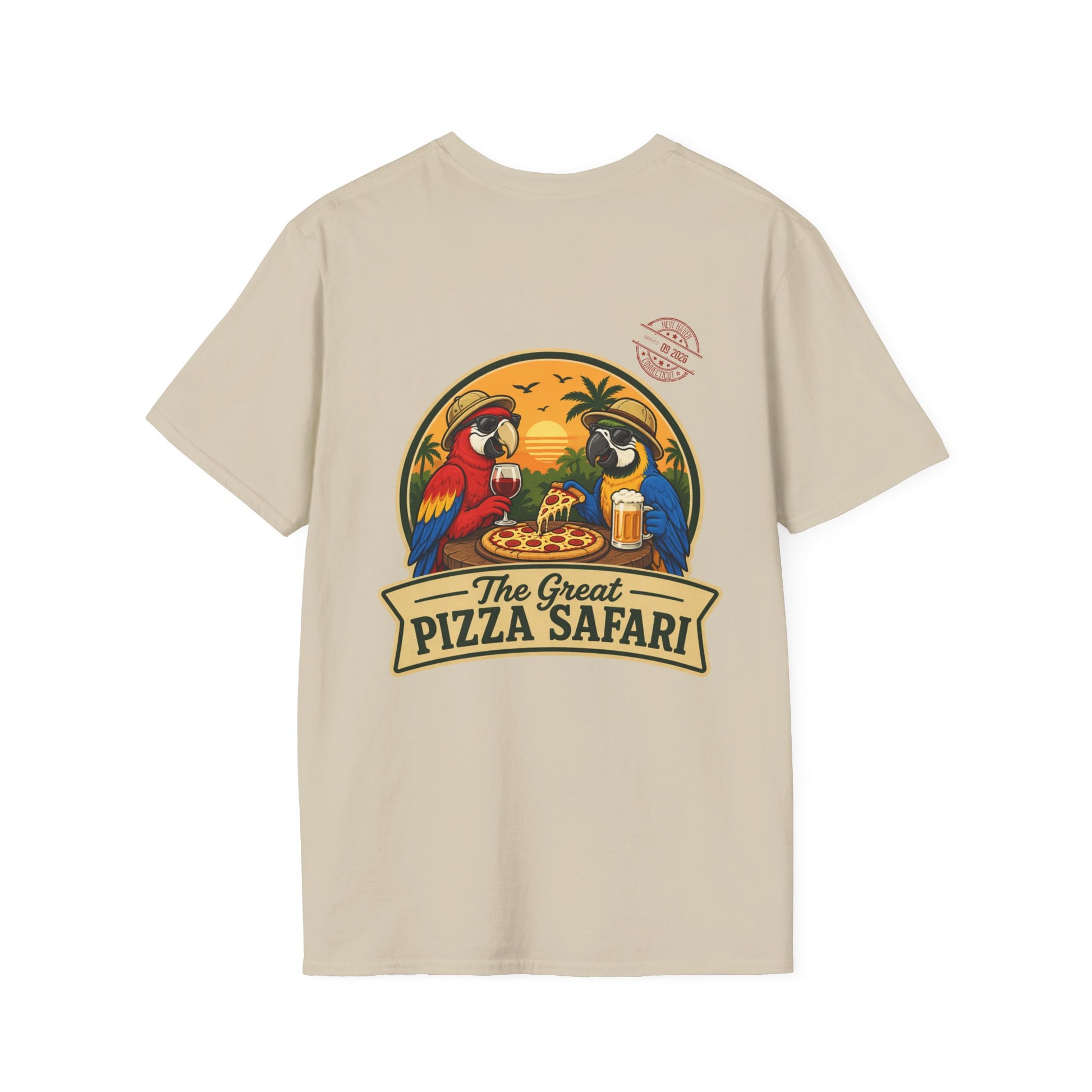 T‑Shirt — "Pizza Safari" Retro Pizzeria Expedition Crew Graphic Tee