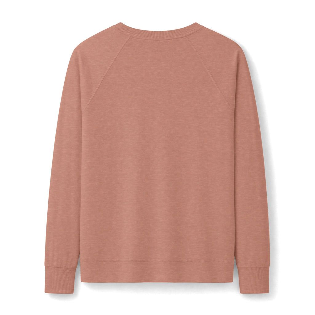The Great Pizza Safari Crewneck French Terry — Women's Featherweight - Expedition Crew on right sleeve