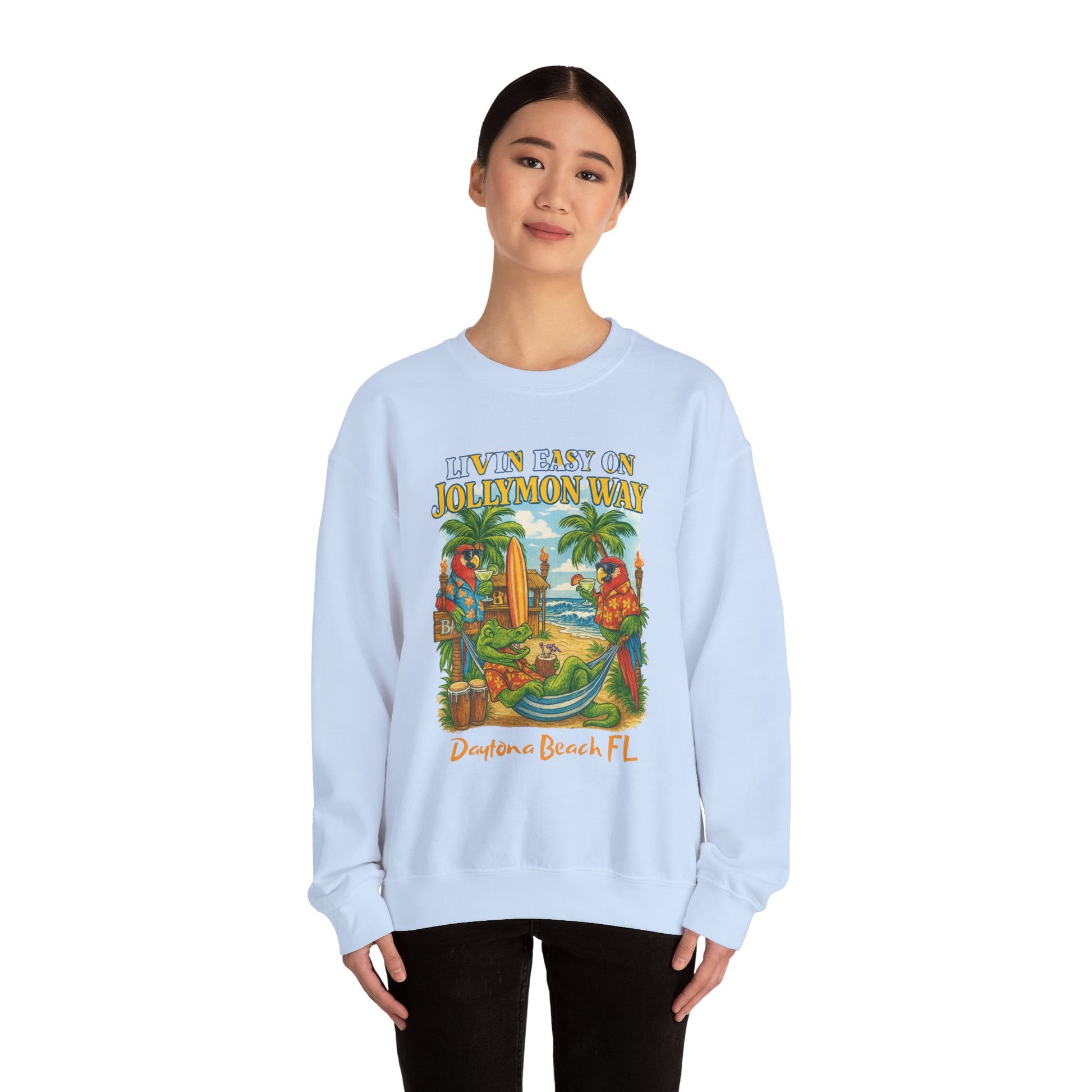 Jollymon Way   Crewneck Sweatshirt - Jimmy Buffet Style