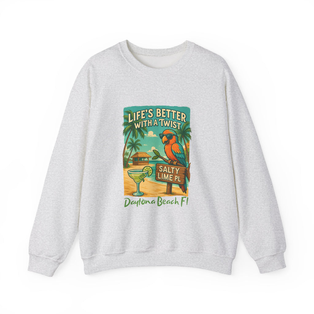 Salty Lime  Place  Crewneck Sweatshirt - Jimmy Buffet Style