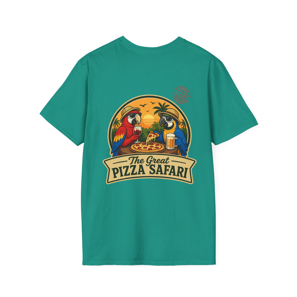 T‑Shirt — "Pizza Safari" Retro Pizzeria Expedition Crew Graphic Tee