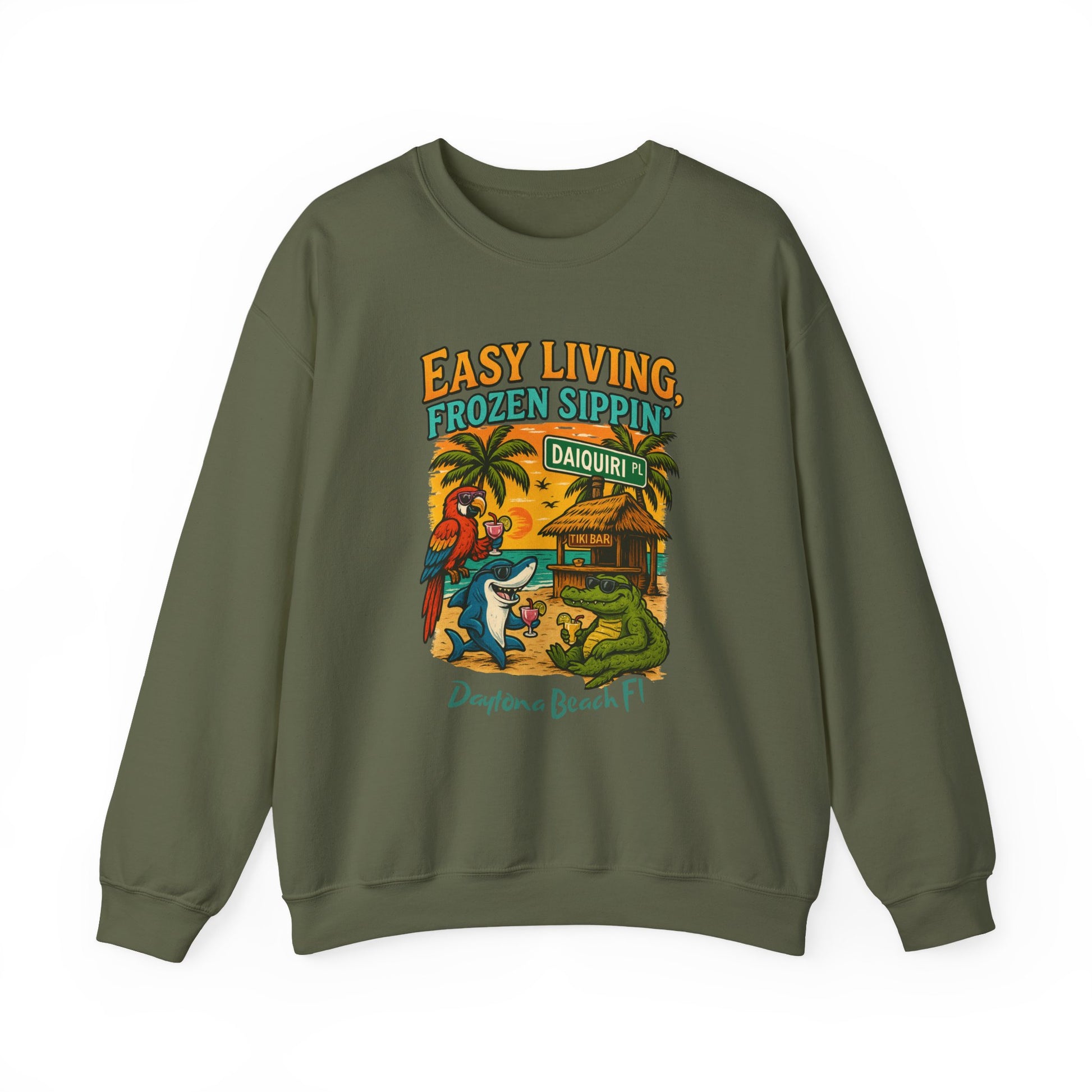 Daquiri Place  Crewneck Sweatshirt - Jimmy Buffet Style