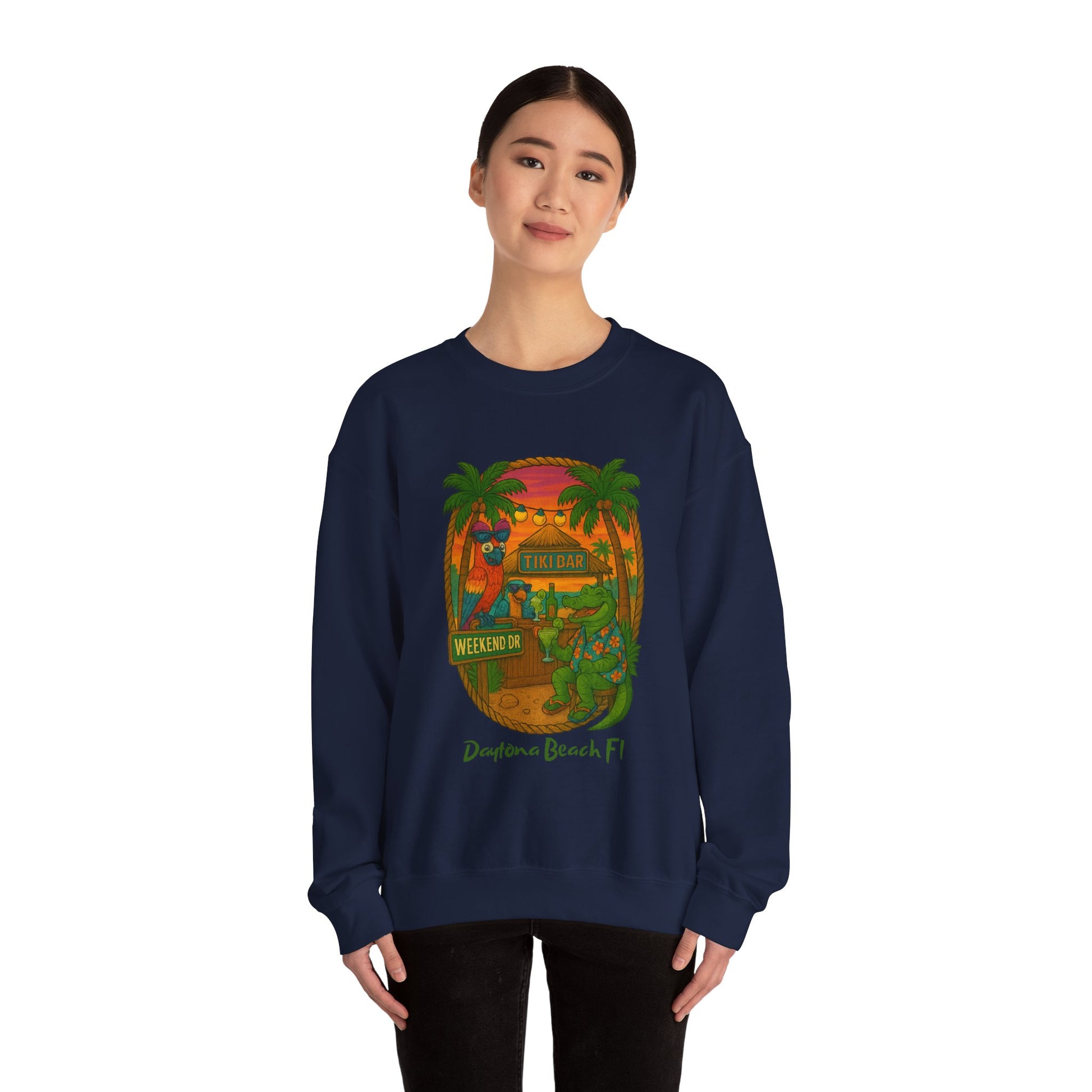 Weekend Dr  Crewneck Sweatshirt - Jimmy Buffet Style