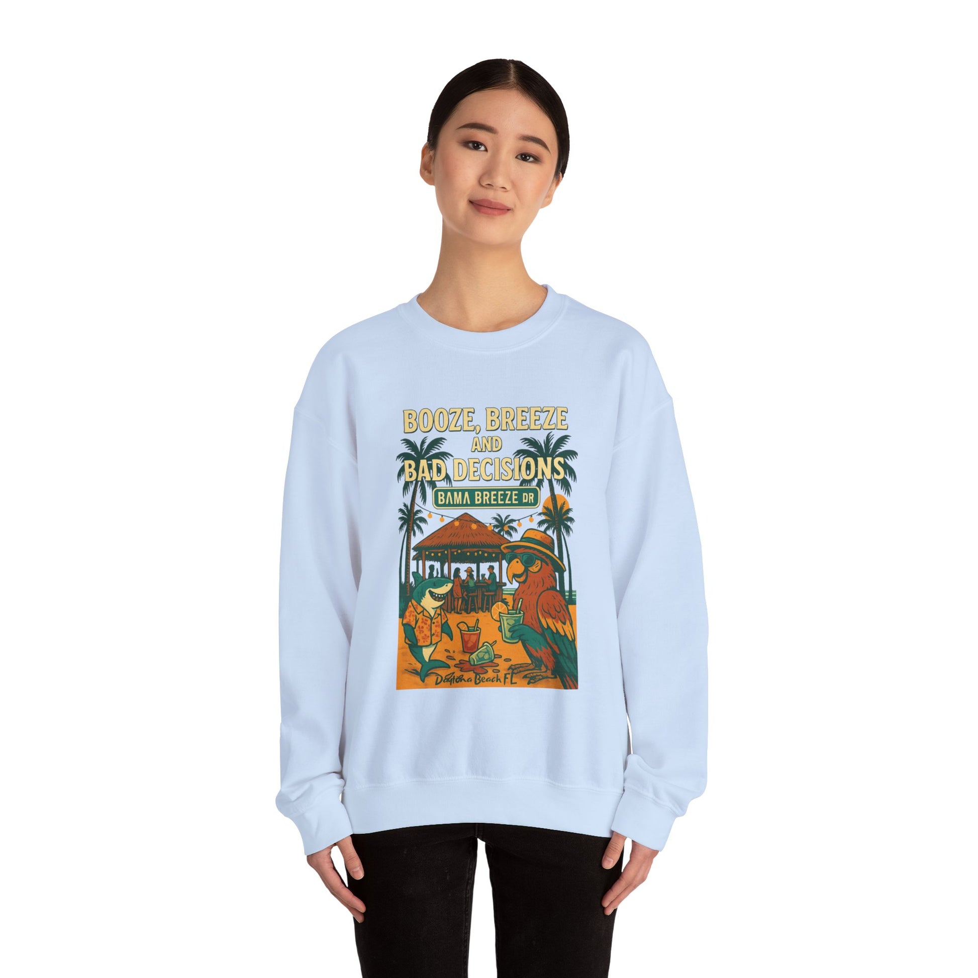 Bam Breeze dr   Crewneck Sweatshirt - Jimmy Buffet Style