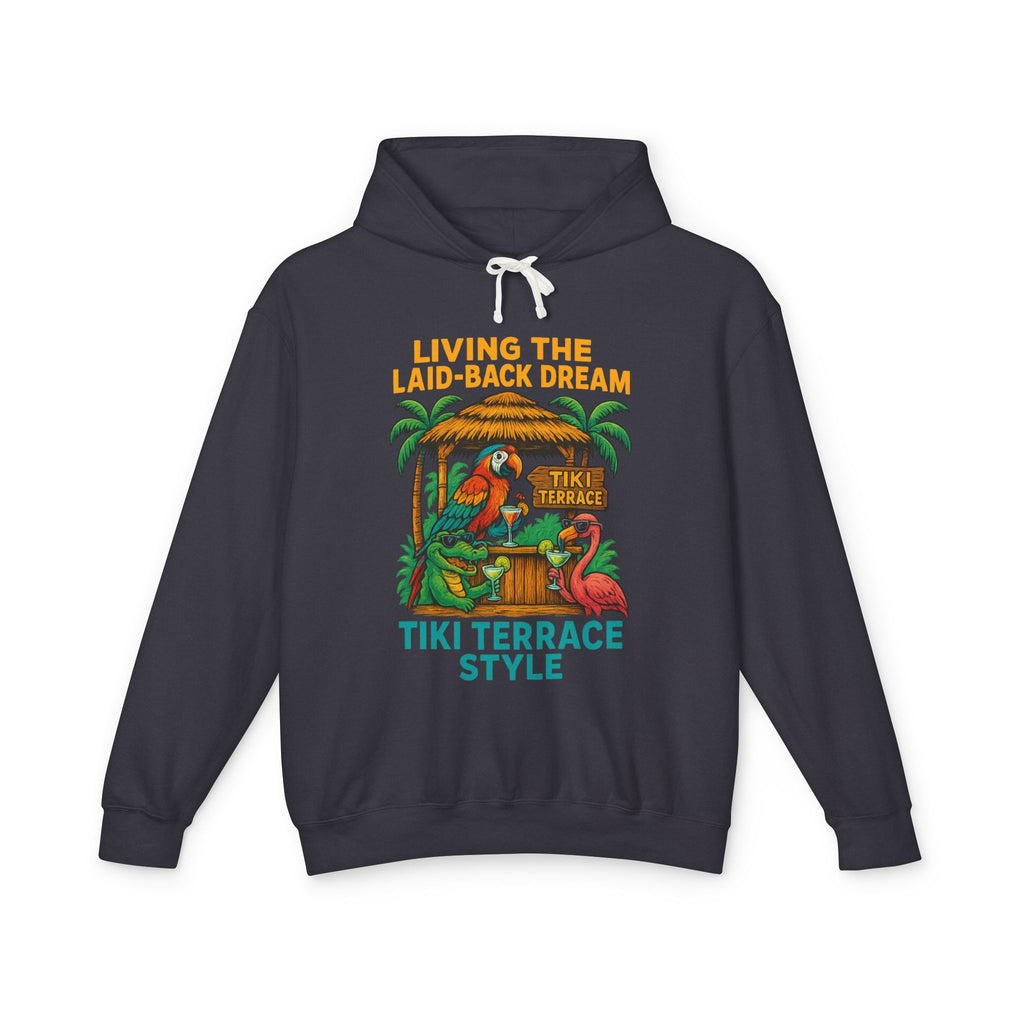 Tiki Terrace Lightweight Comfort Colors Hoodie - Jimmy Buffet Style