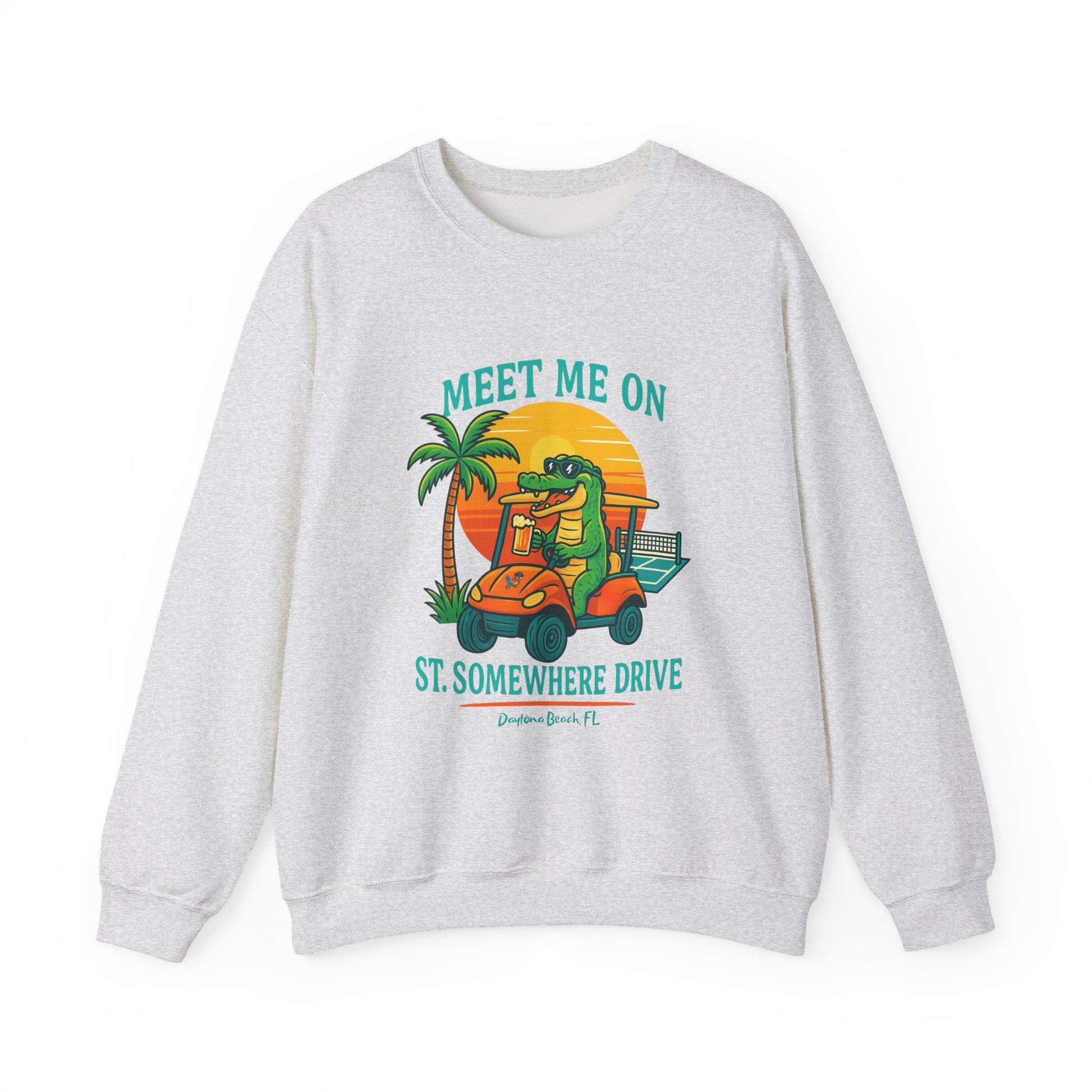 St Somewhere dr  Crewneck Sweatshirt -