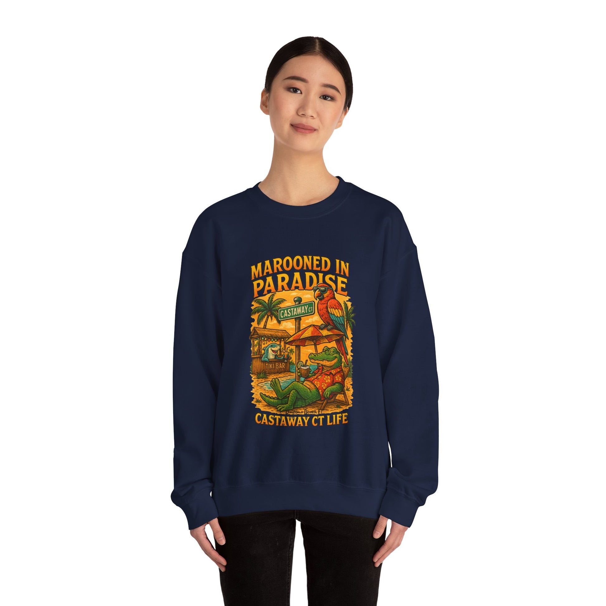 Castaway ct Crewneck Sweatshirt - Jimmy Buffet Style
