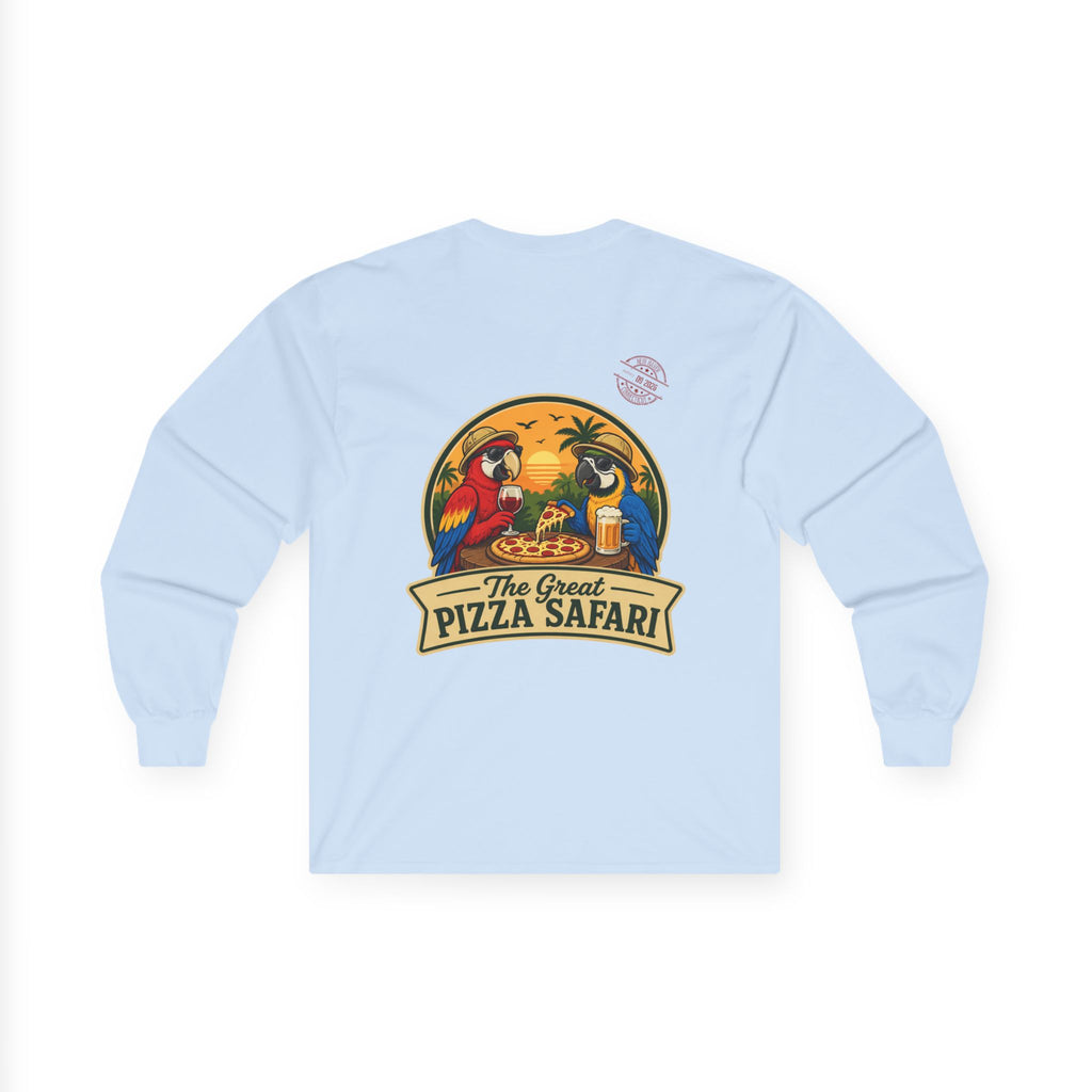 Long Sleeve Tee — The Great Pizza Safari Graphic Shirt