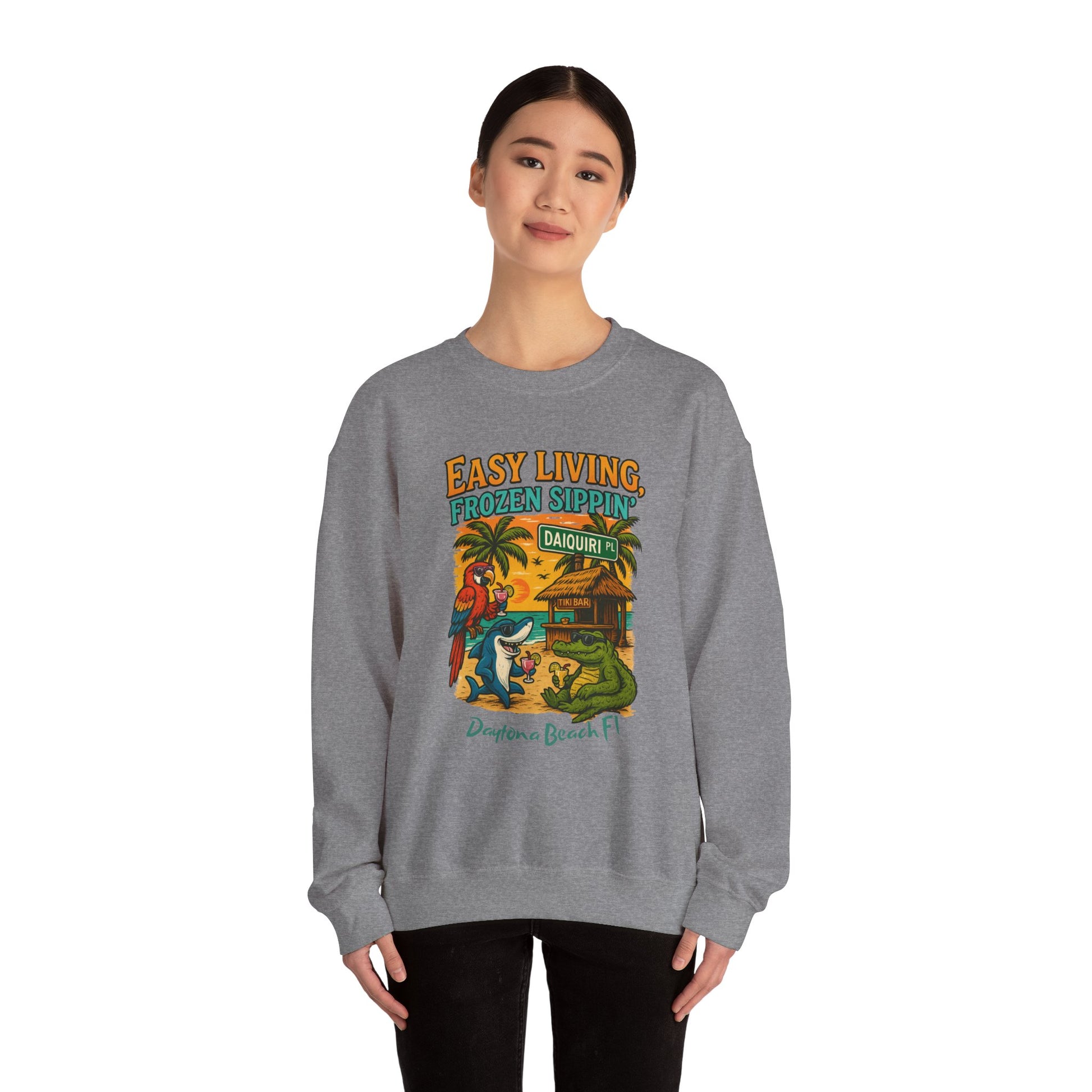 Daquiri Place  Crewneck Sweatshirt - Jimmy Buffet Style