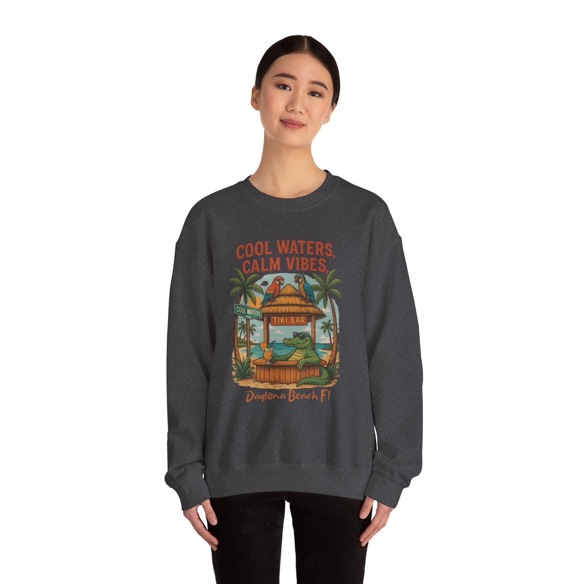 Cool Waters Crewneck Sweatshirt - Jimmy Buffet Style