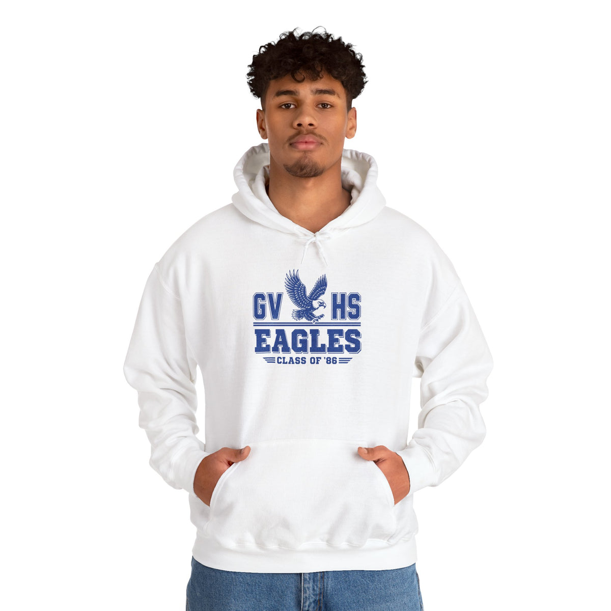 GVHS Eagles Hoodie – Class of ’87 Vintage School Spirit Pullover