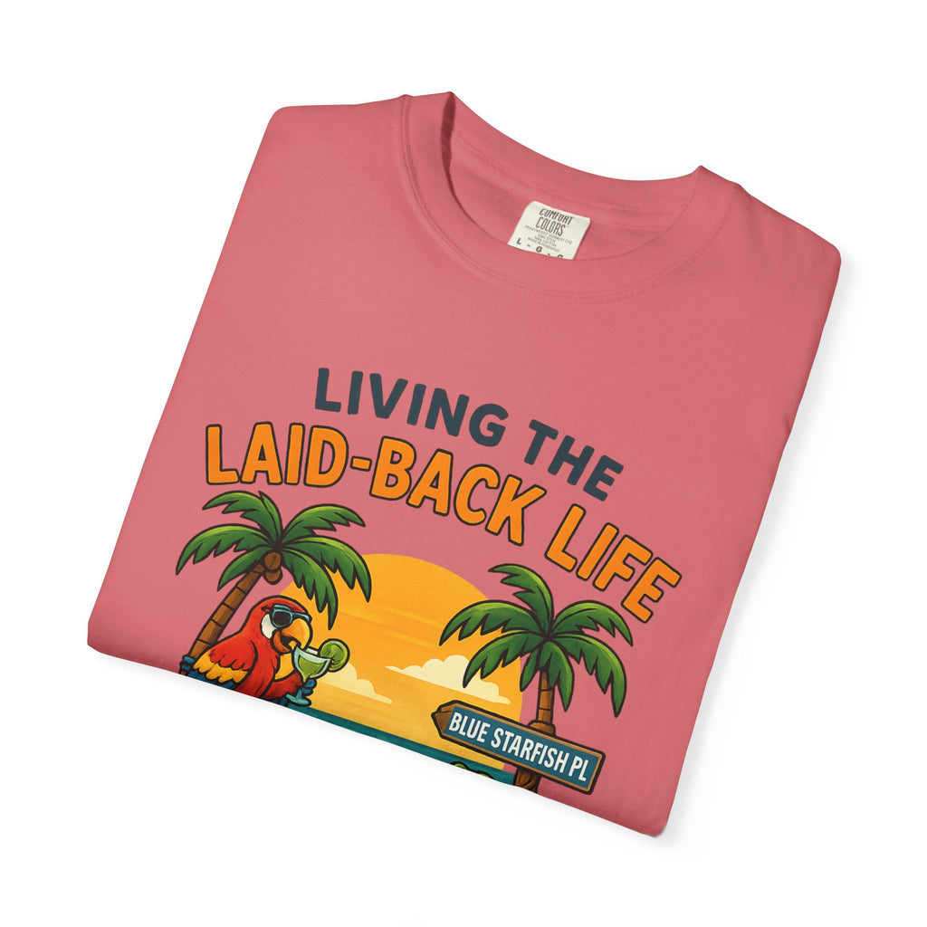 Blue Starfish Pl Living the Laid-Back Life T-Shirt
